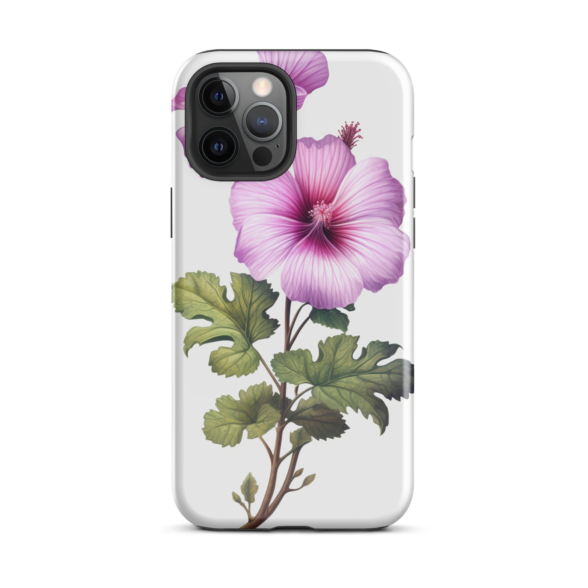 Tree Mallow Flower iPhone Case by Visual Verse - Image 13