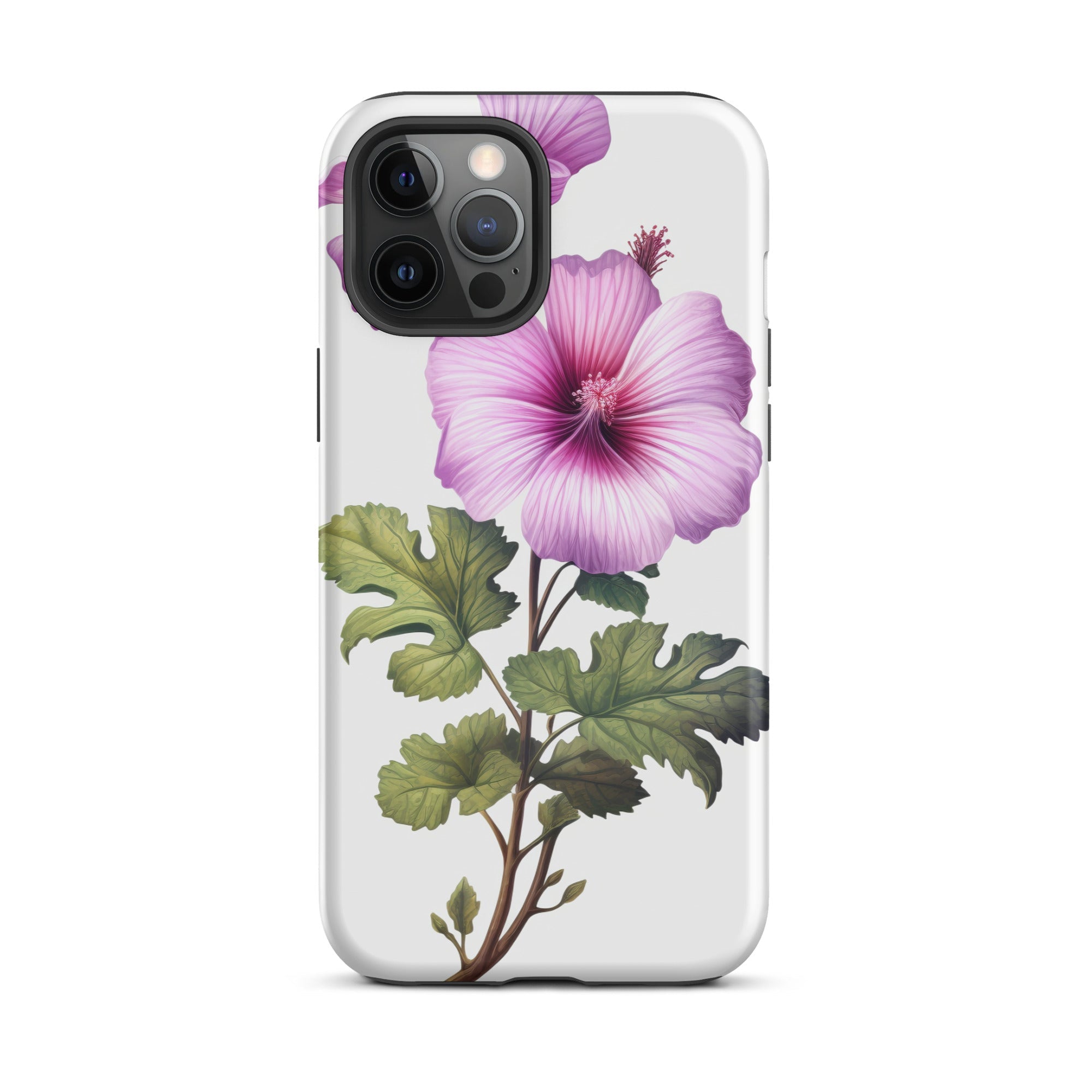 Tree Mallow Flower iPhone Case by Visual Verse - Image 14