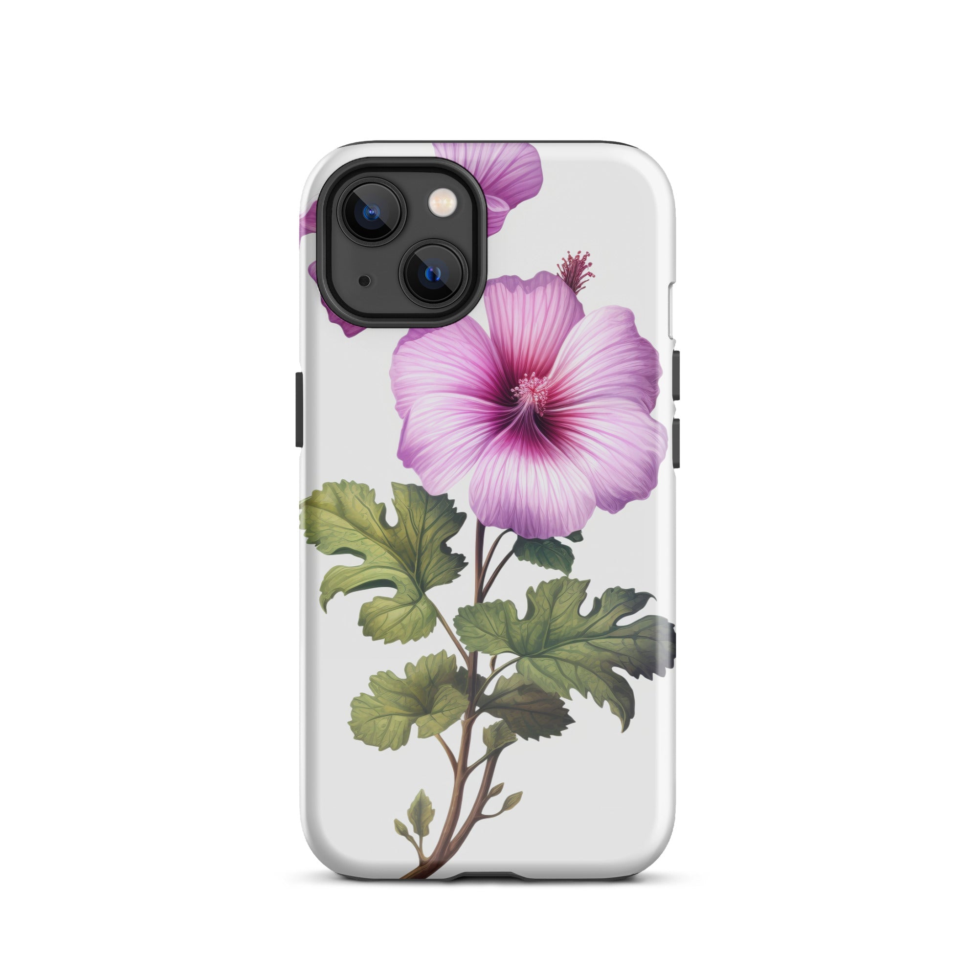Tree Mallow Flower iPhone Case by Visual Verse - Image 17