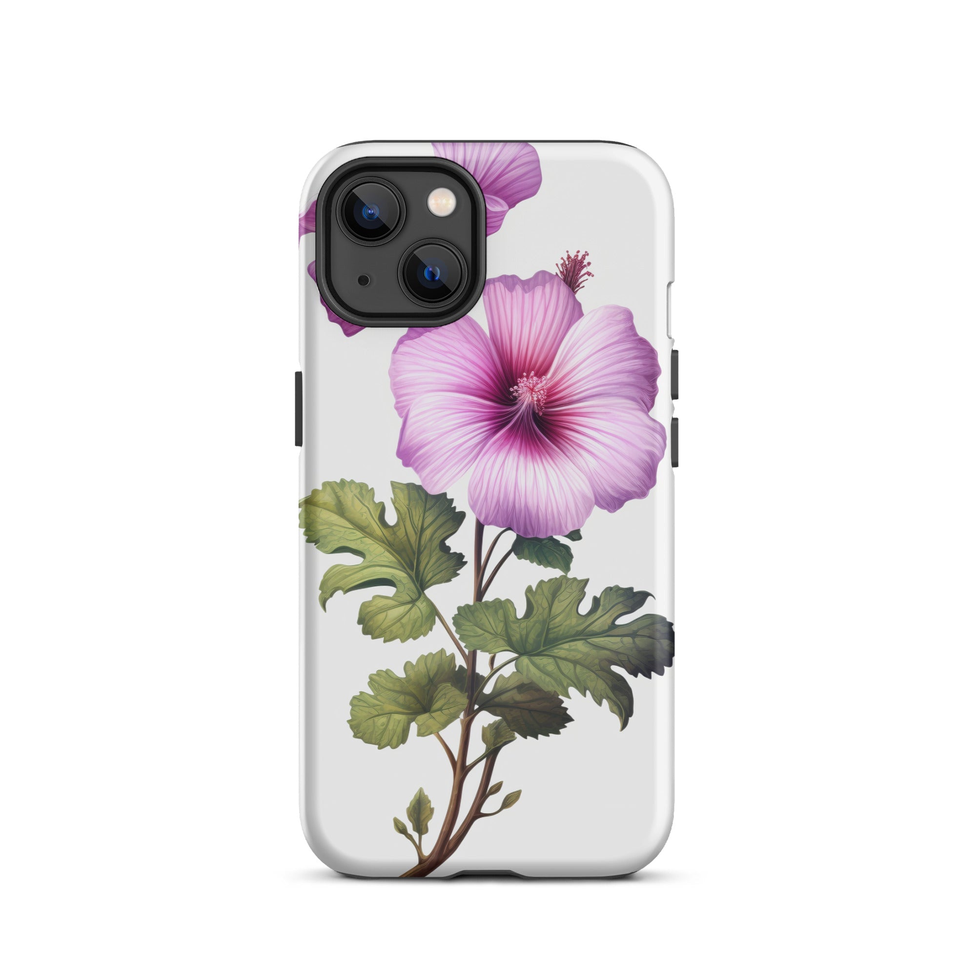 Tree Mallow Flower iPhone Case by Visual Verse - Image 18