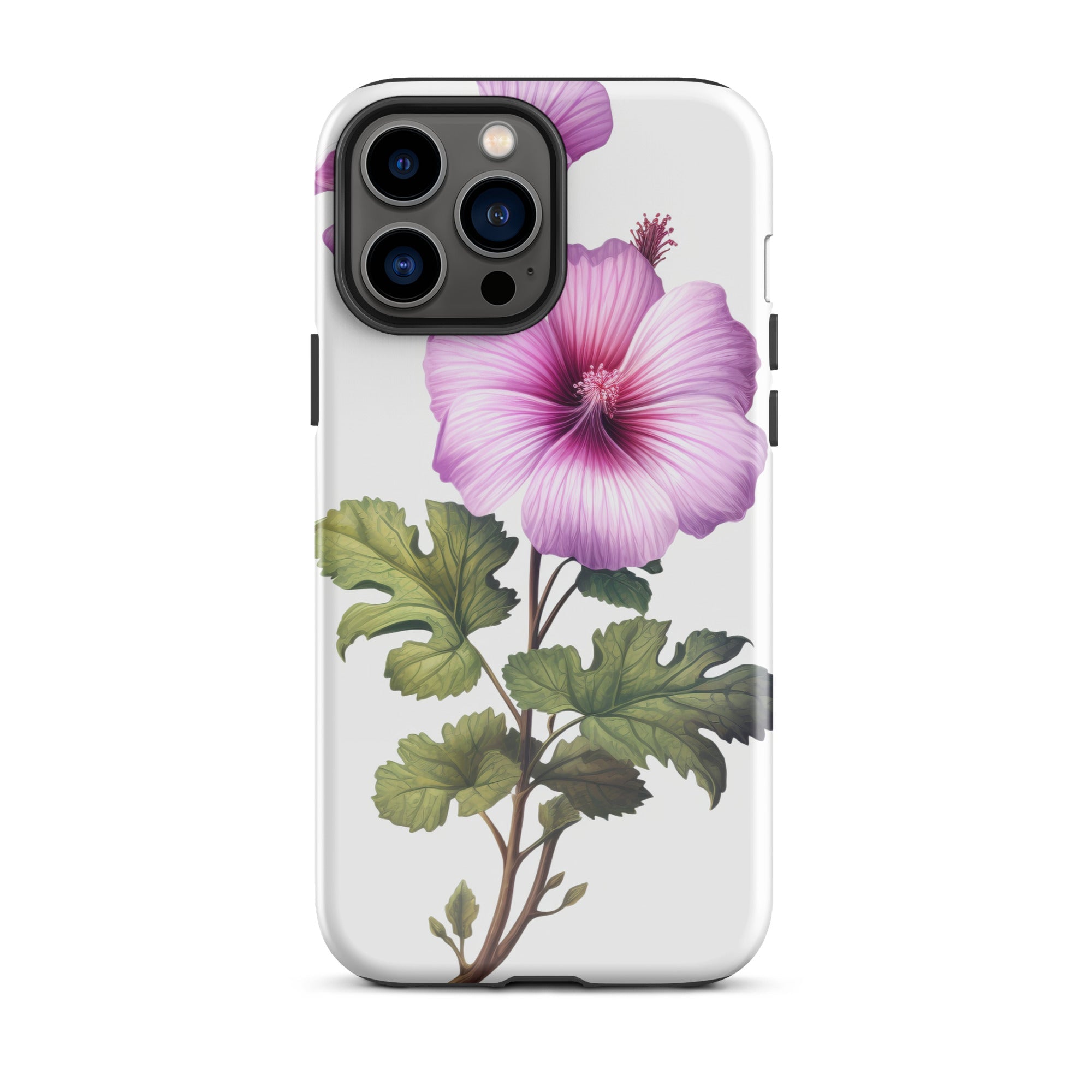 Tree Mallow Flower iPhone Case by Visual Verse - Image 21