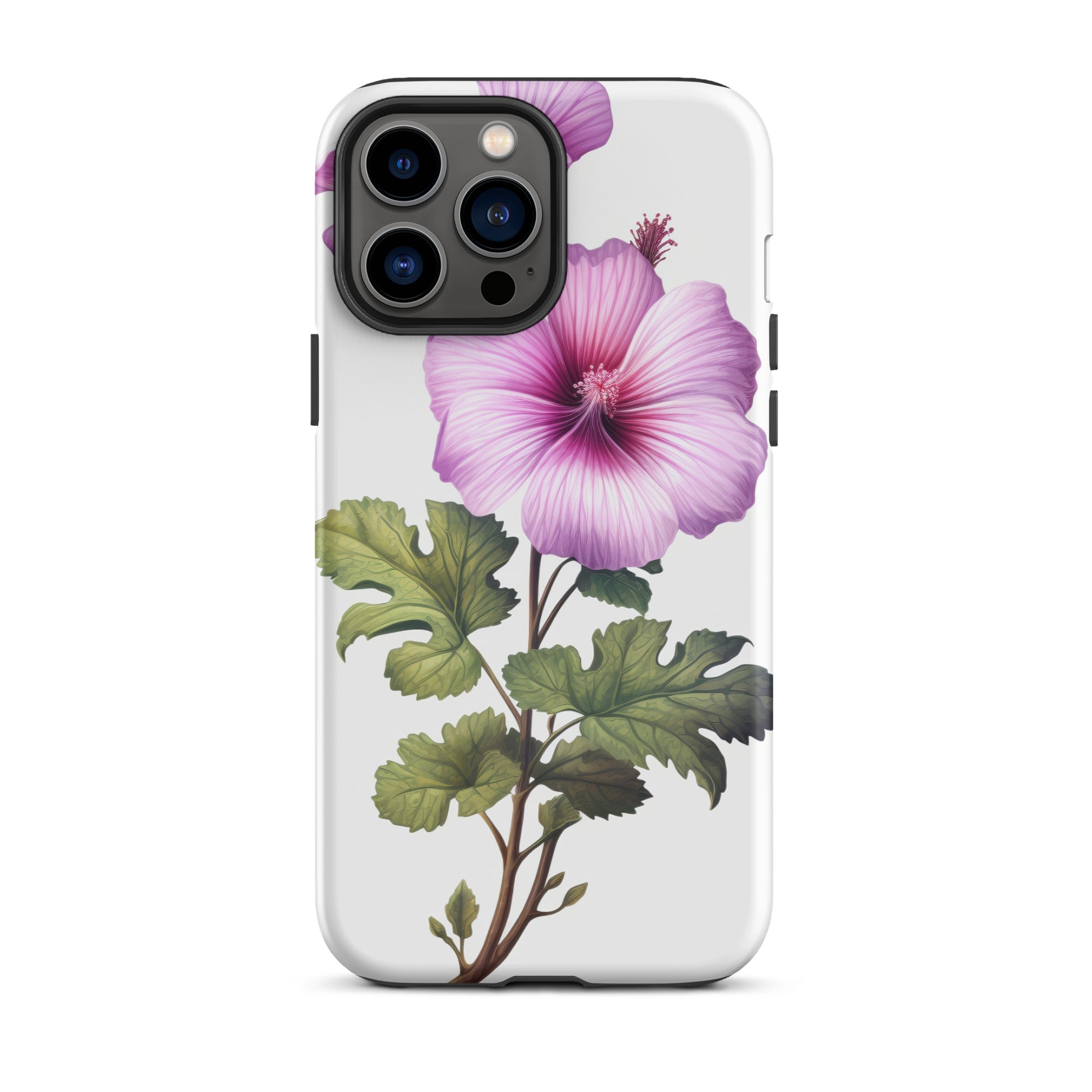 Tree Mallow Flower iPhone Case by Visual Verse - Image 22