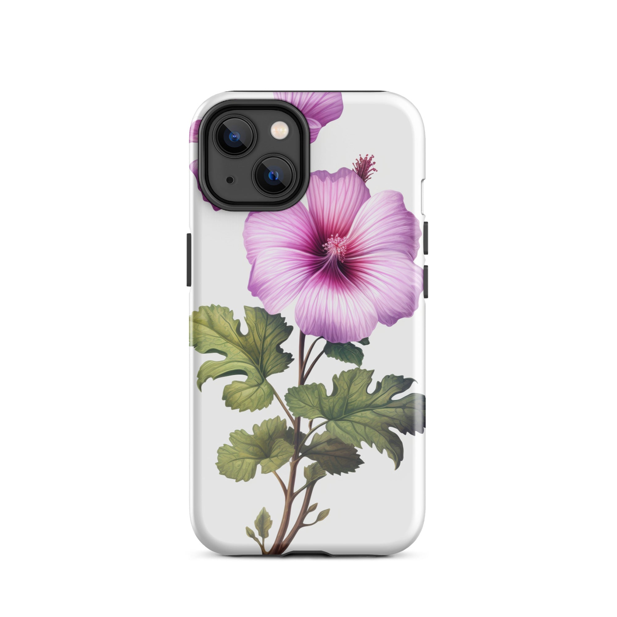 Tree Mallow Flower iPhone Case by Visual Verse - Image 23