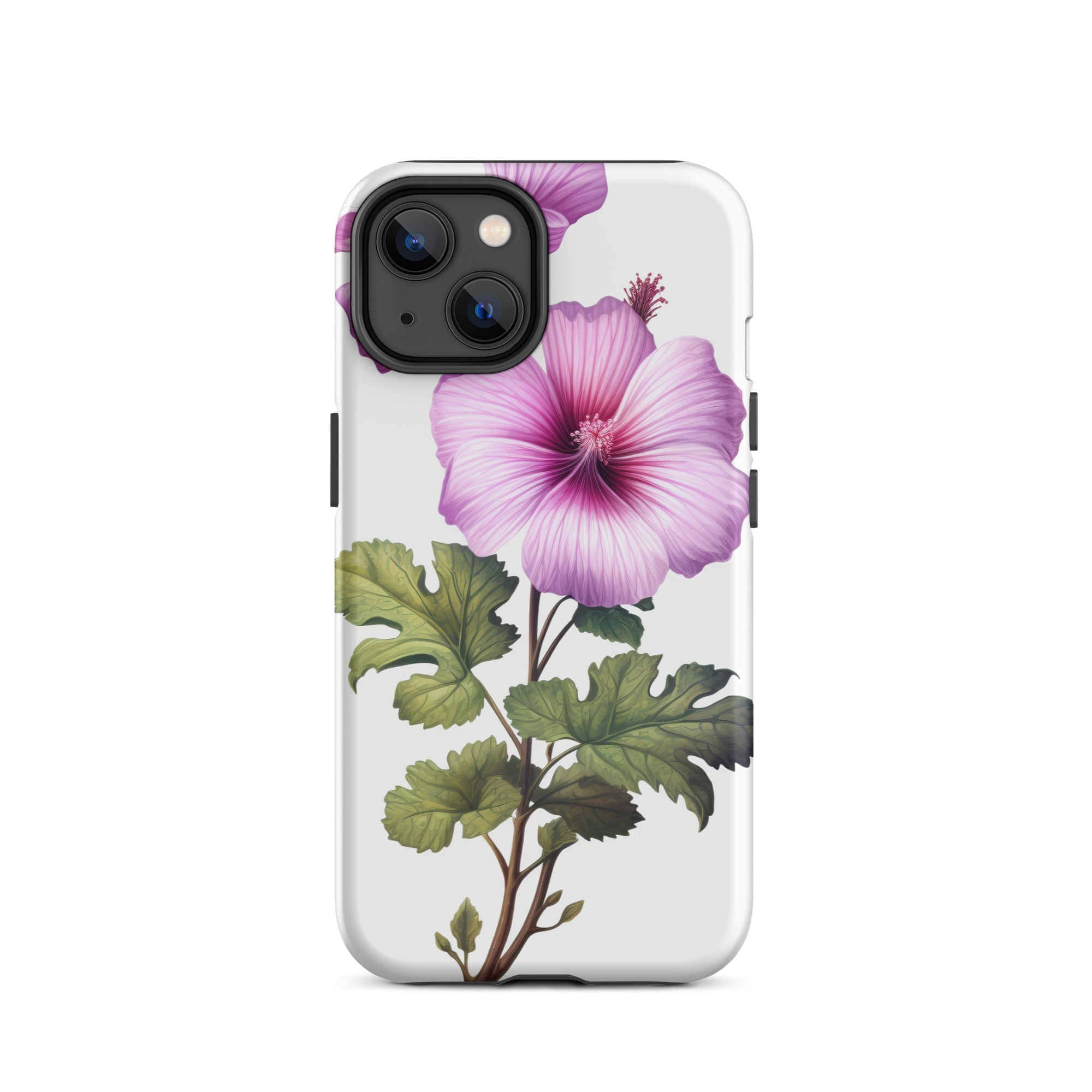 Tree Mallow Flower iPhone Case by Visual Verse - Image 24