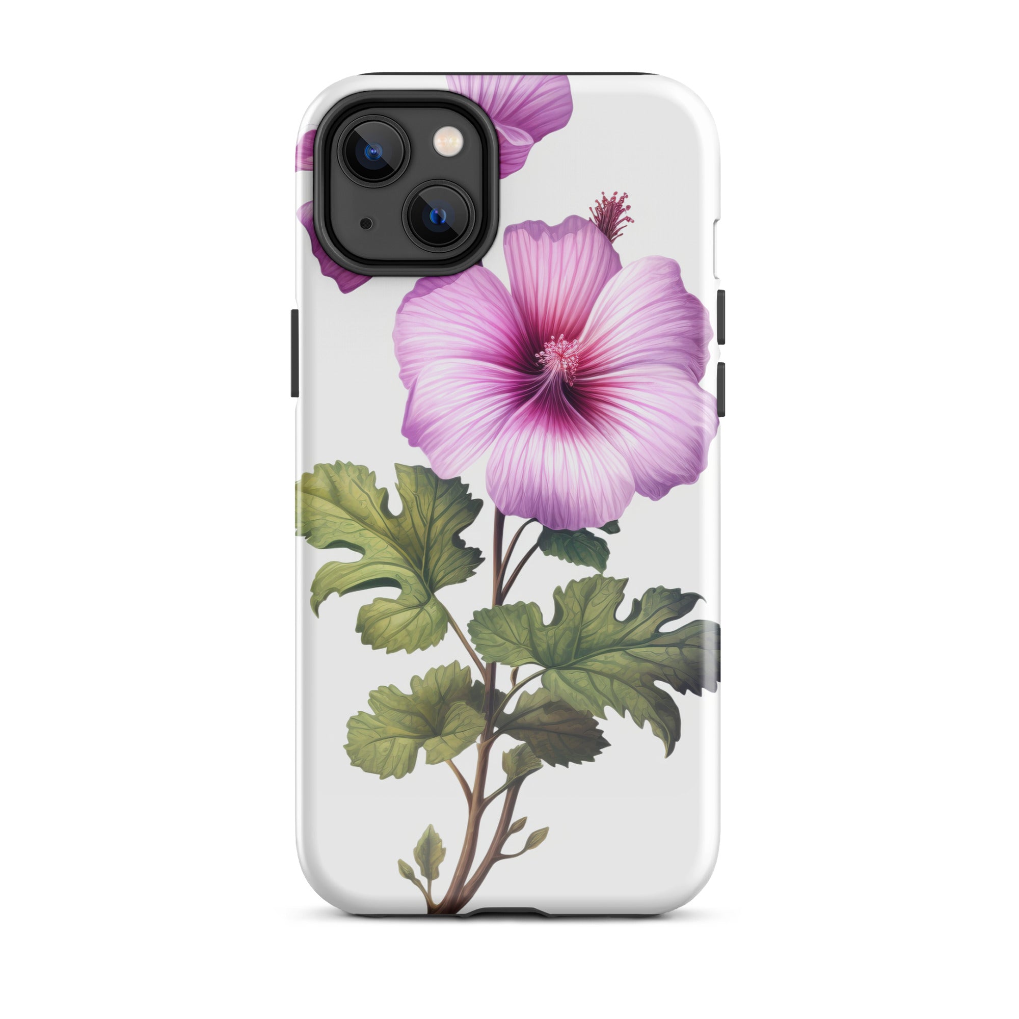 Tree Mallow Flower iPhone Case by Visual Verse - Image 25