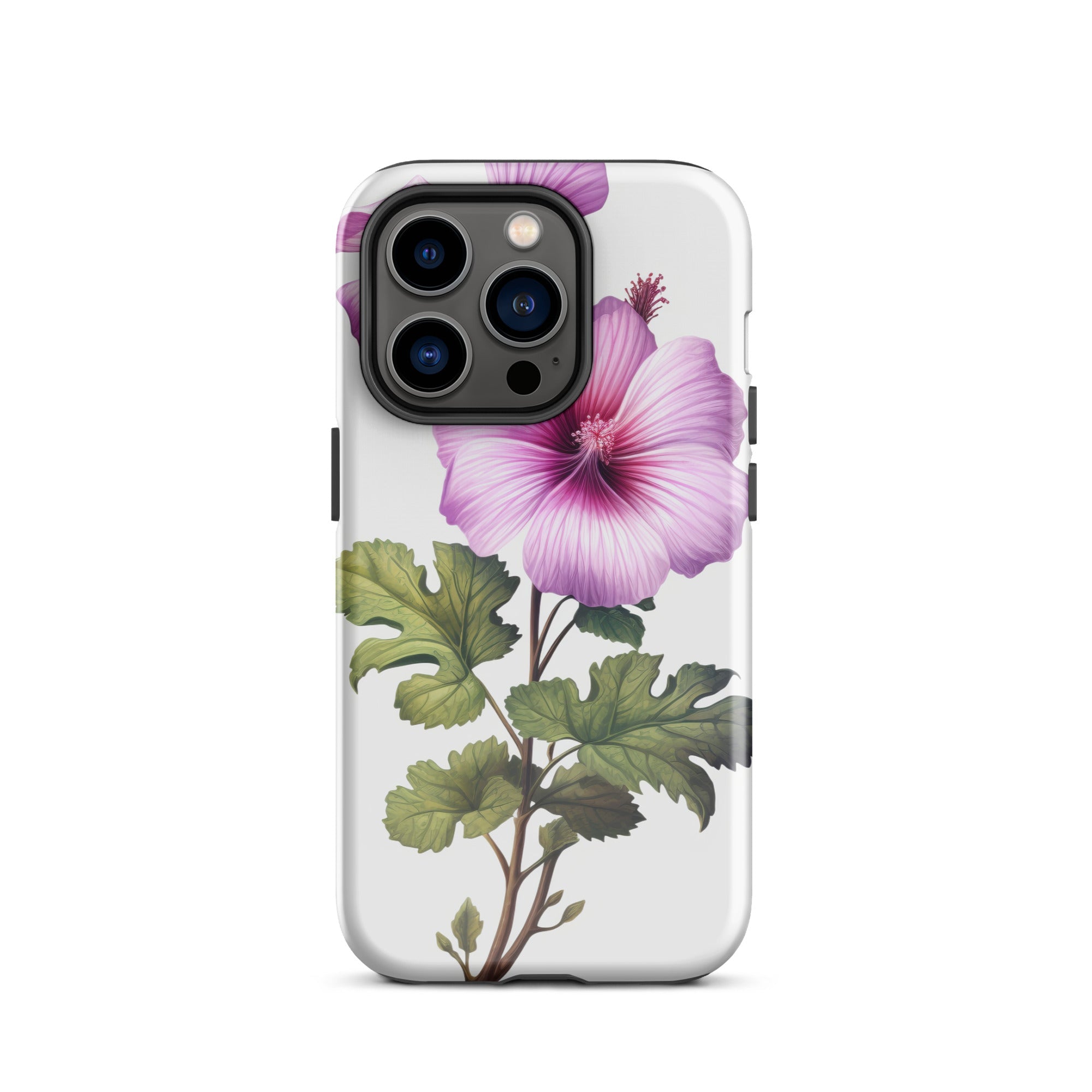 Tree Mallow Flower iPhone Case by Visual Verse - Image 27