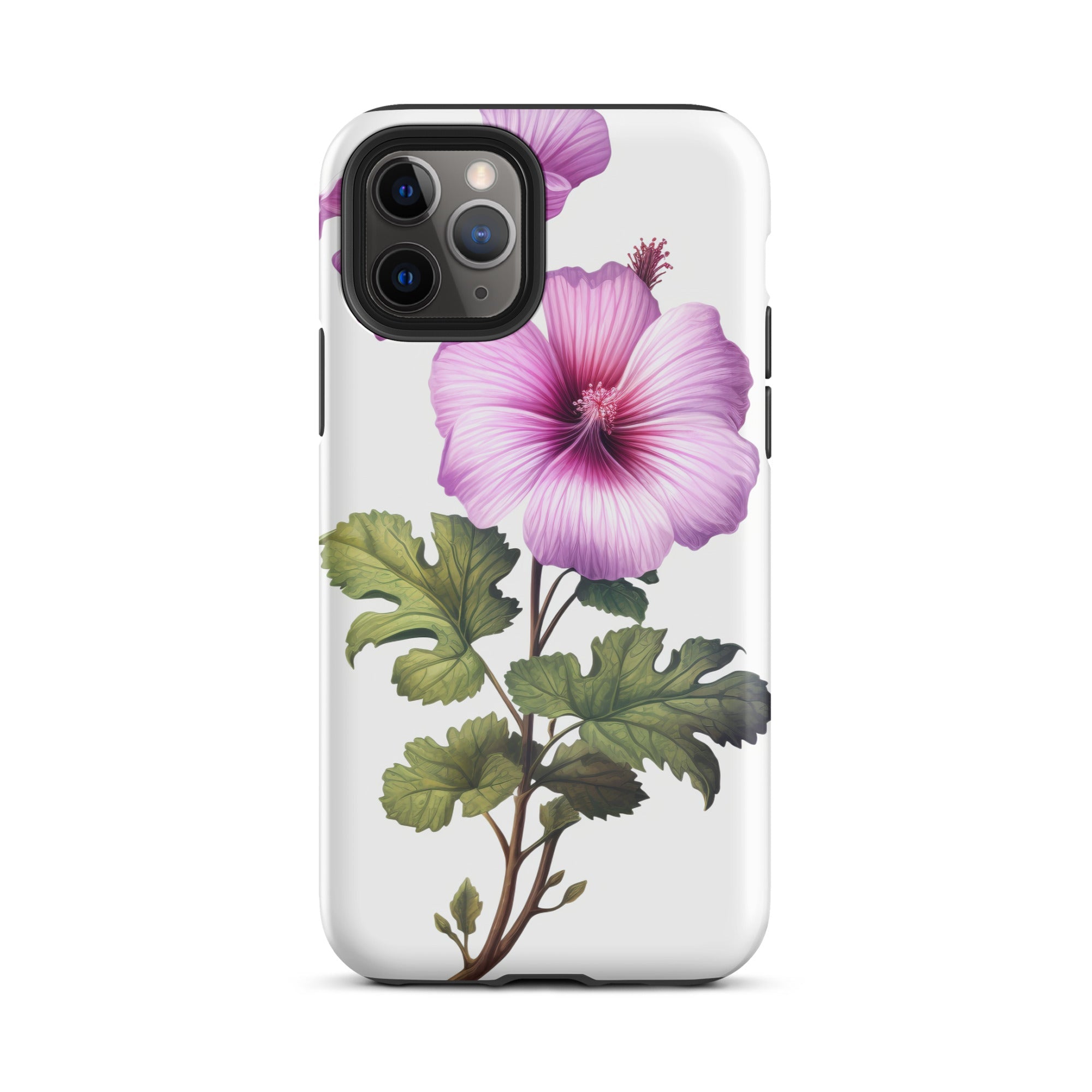 Tree Mallow Flower iPhone Case by Visual Verse - Image 4
