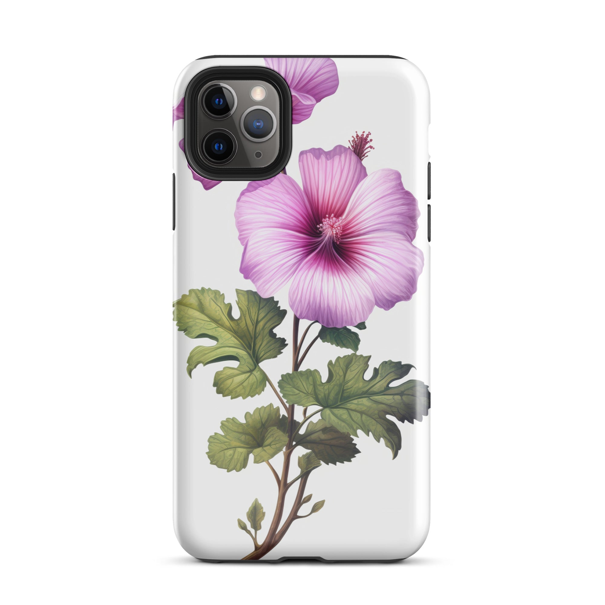 Tree Mallow Flower iPhone Case by Visual Verse - Image 5