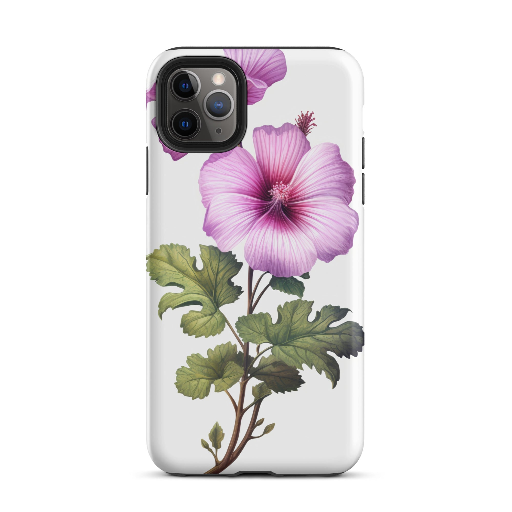 Tree Mallow Flower iPhone Case by Visual Verse - Image 6