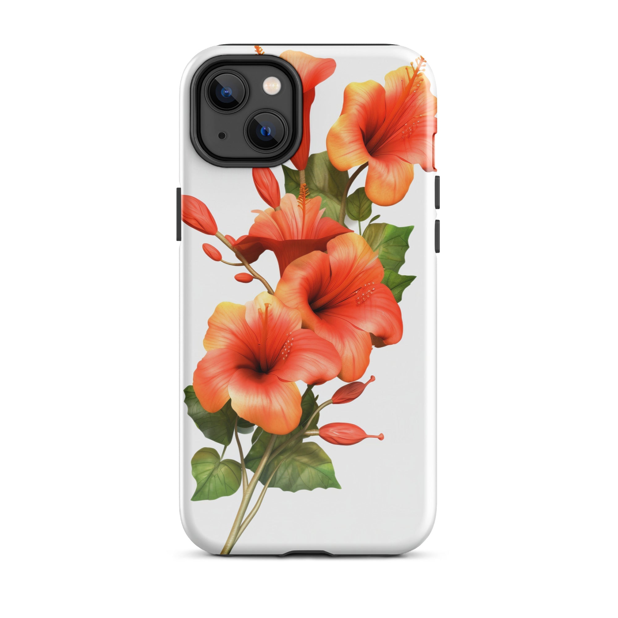 Trumpet Vine Flower iPhone Case by Visual Verse - Image 25