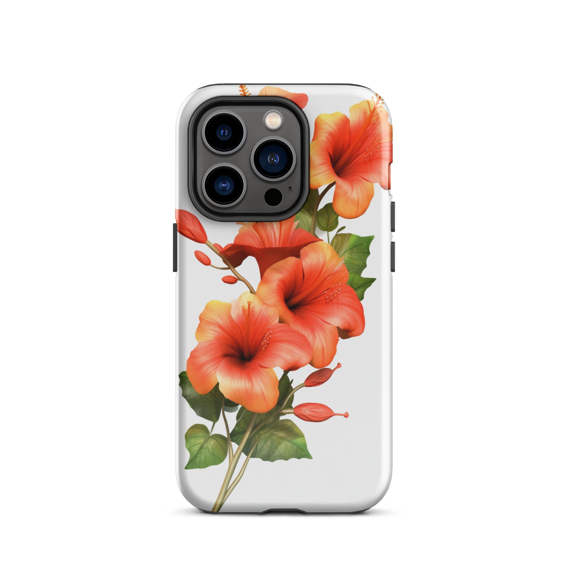 Trumpet Vine Flower iPhone Case by Visual Verse - Image 27