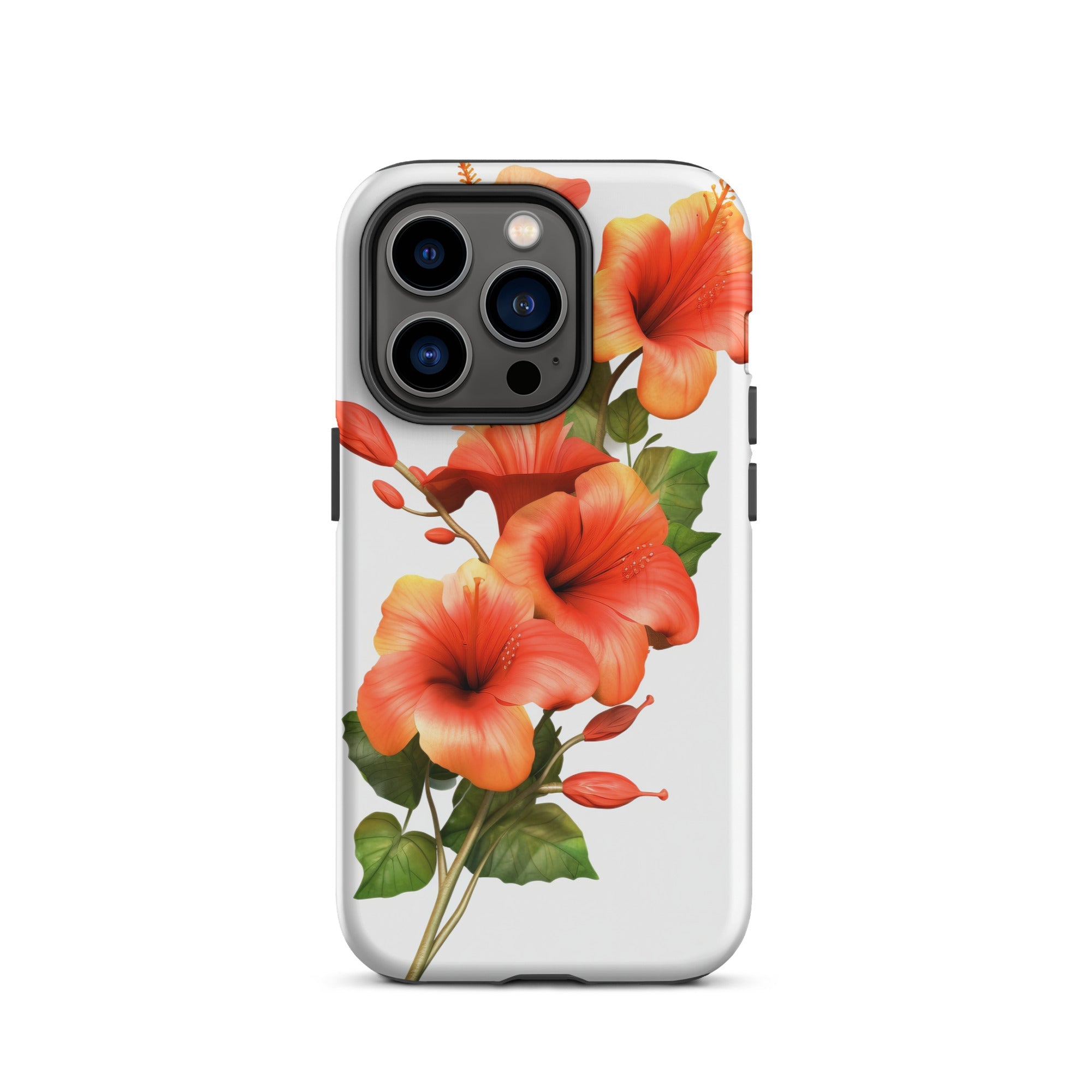 Trumpet Vine Flower iPhone Case by Visual Verse - Image 28