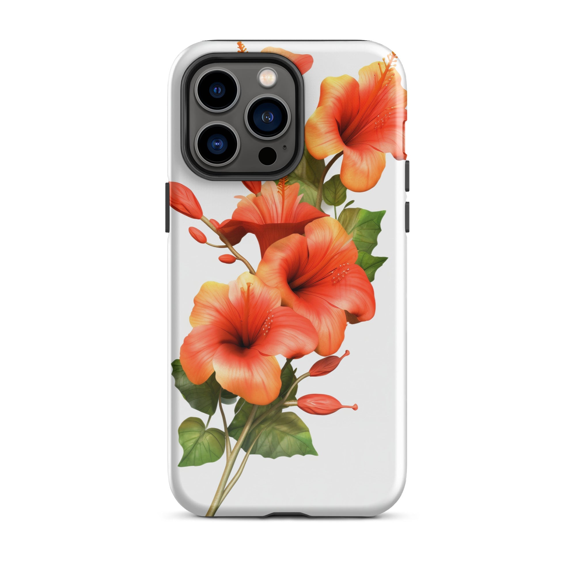 Trumpet Vine Flower iPhone Case by Visual Verse - Image 29