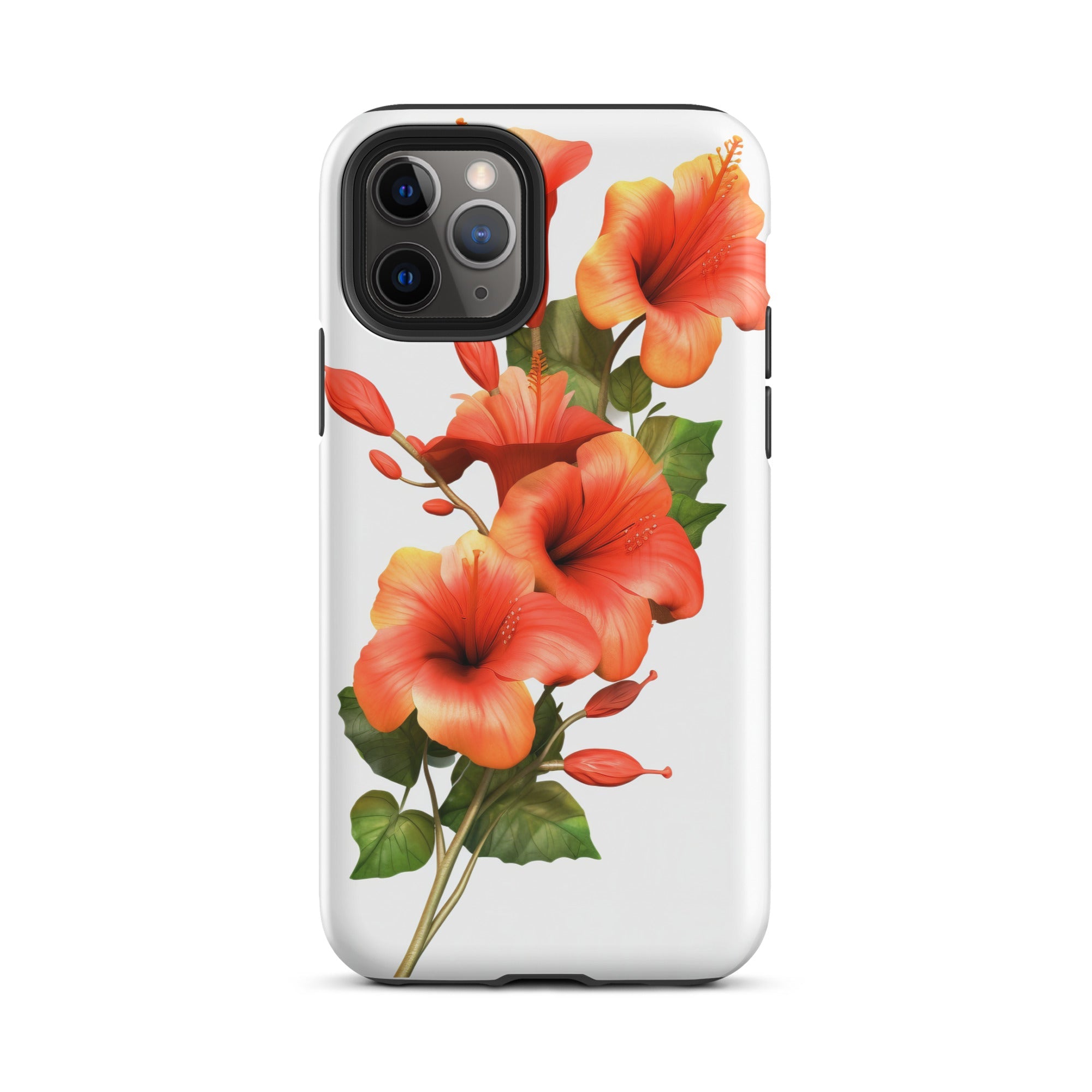 Trumpet Vine Flower iPhone Case by Visual Verse - Image 4