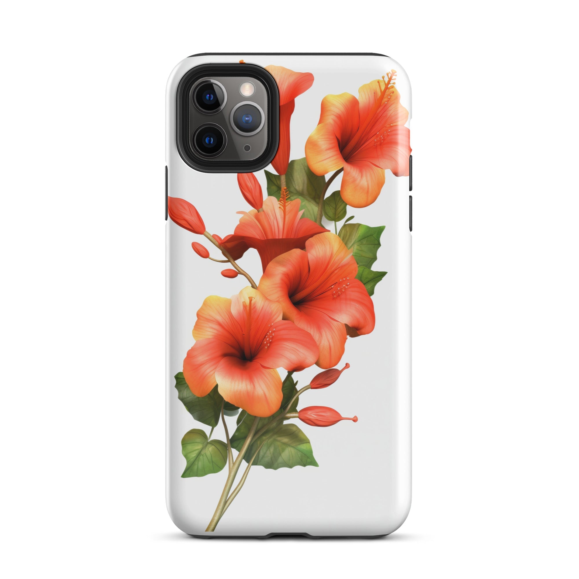Trumpet Vine Flower iPhone Case by Visual Verse - Image 5