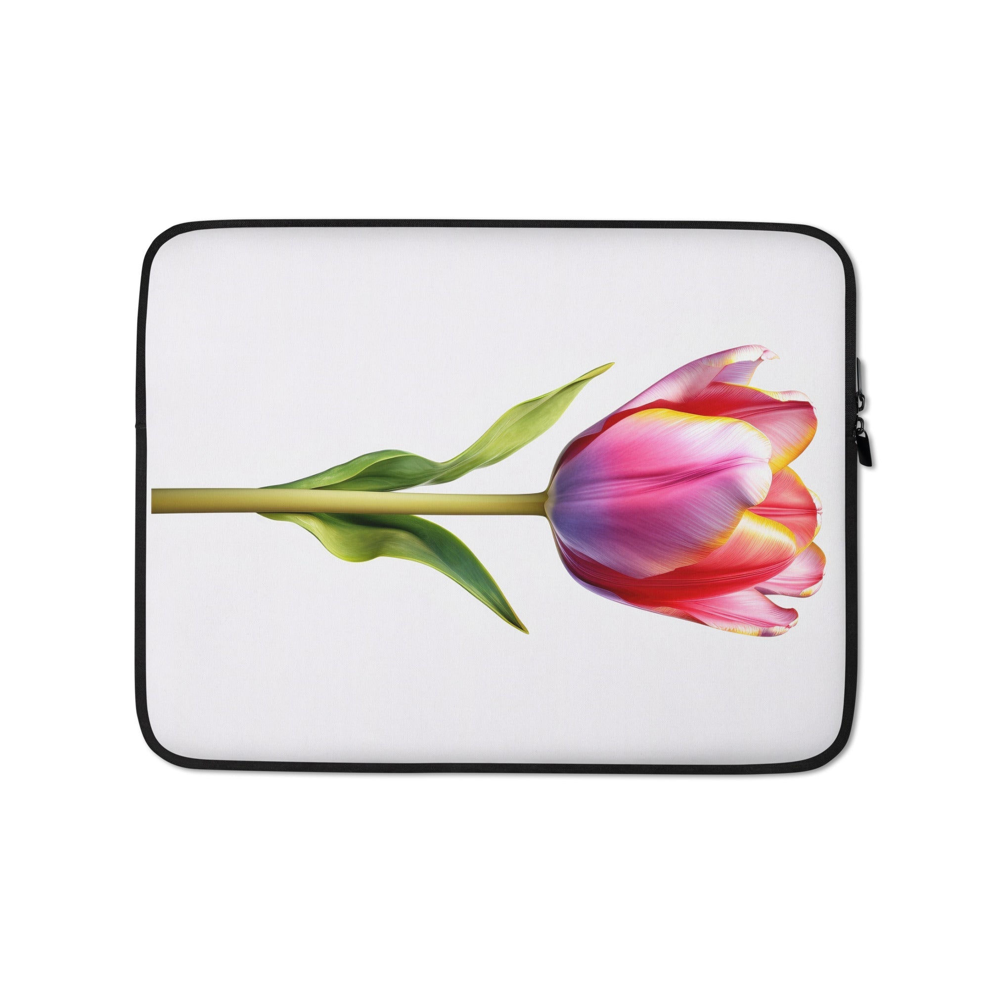 Tulip Flower Laptop Sleeve by Visual Verse - Image 2