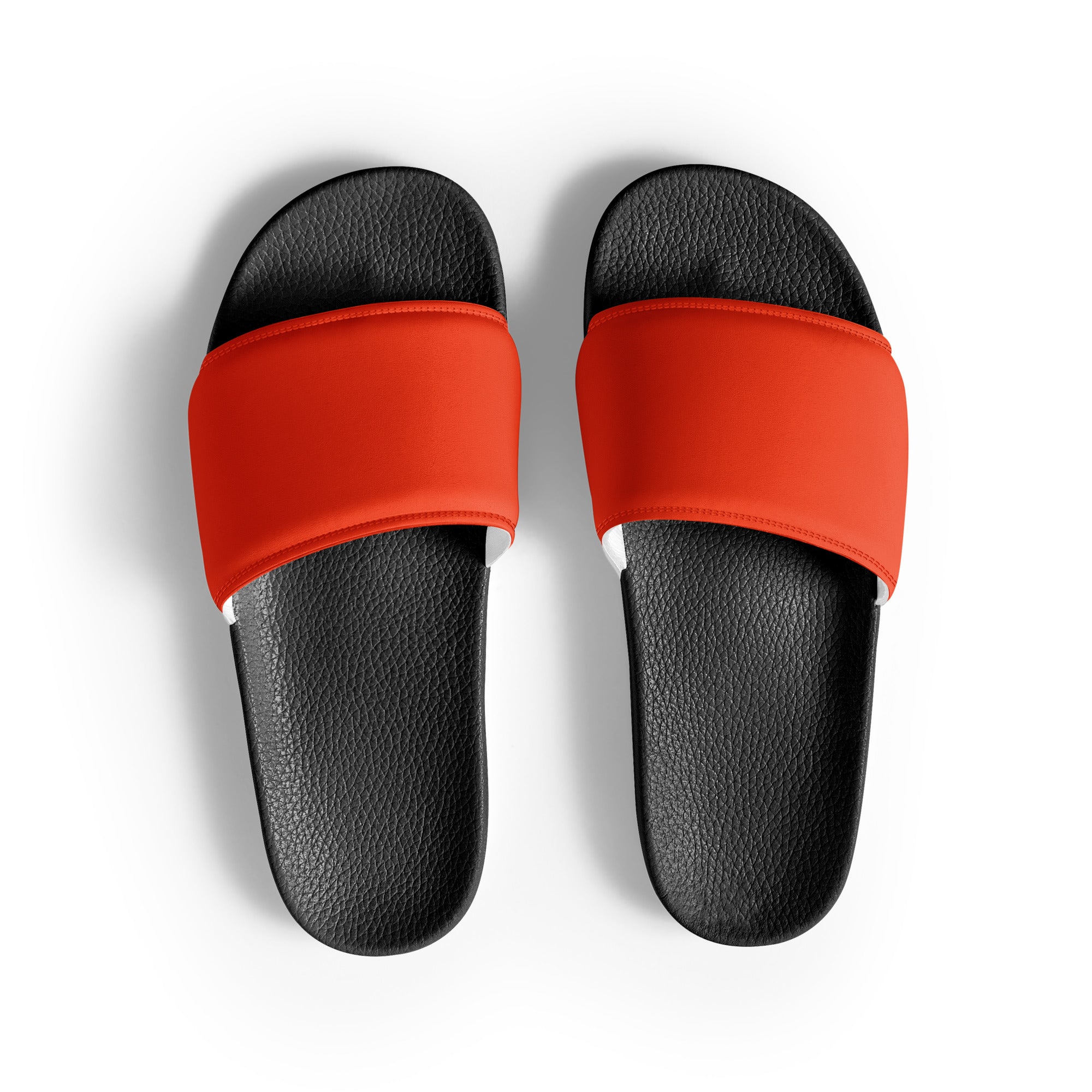 Vermillion Color Women's Slides by Visual Verse - Image 1
