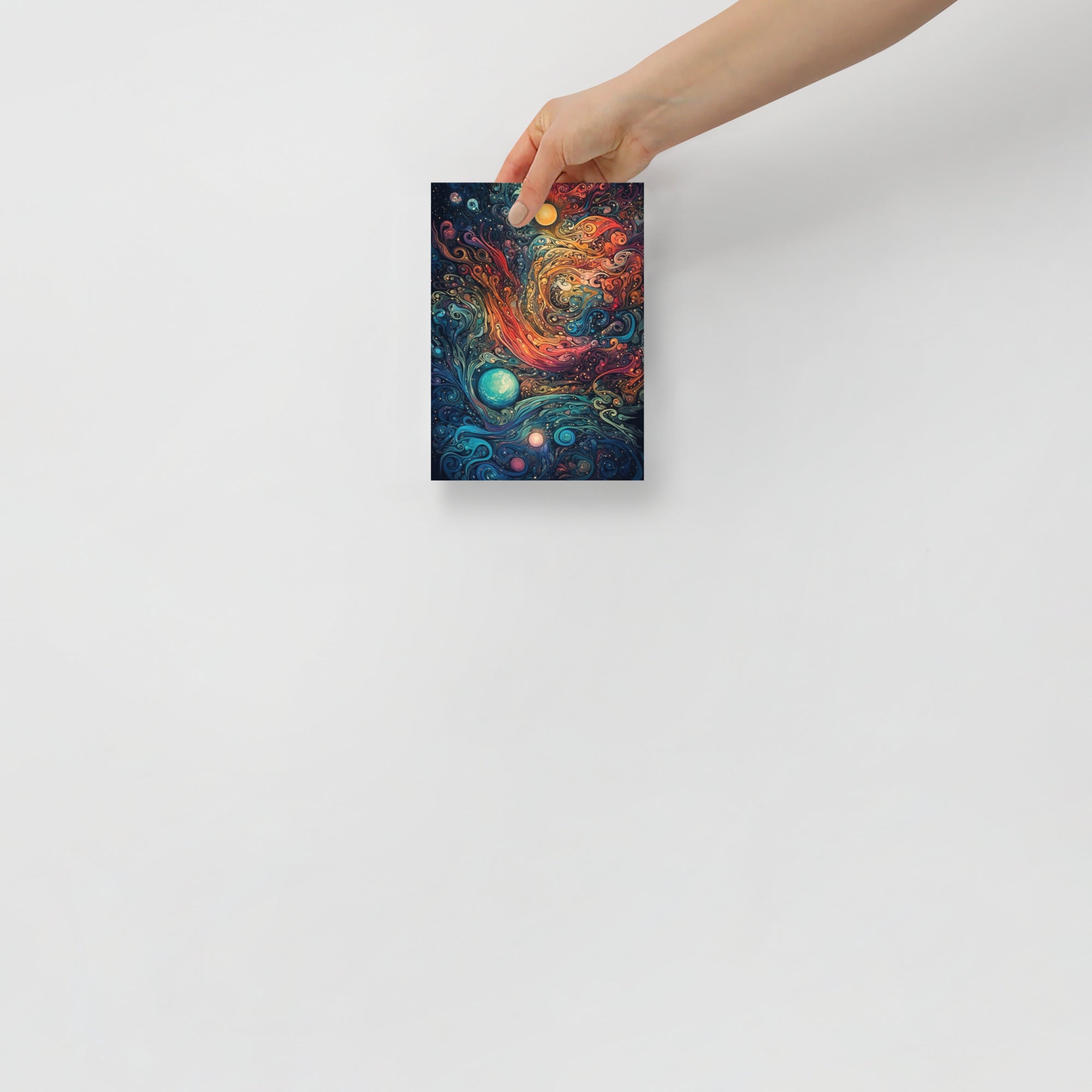 Vibrant Cosmic Trips Space Art Poster by Visual Verse - Image 8