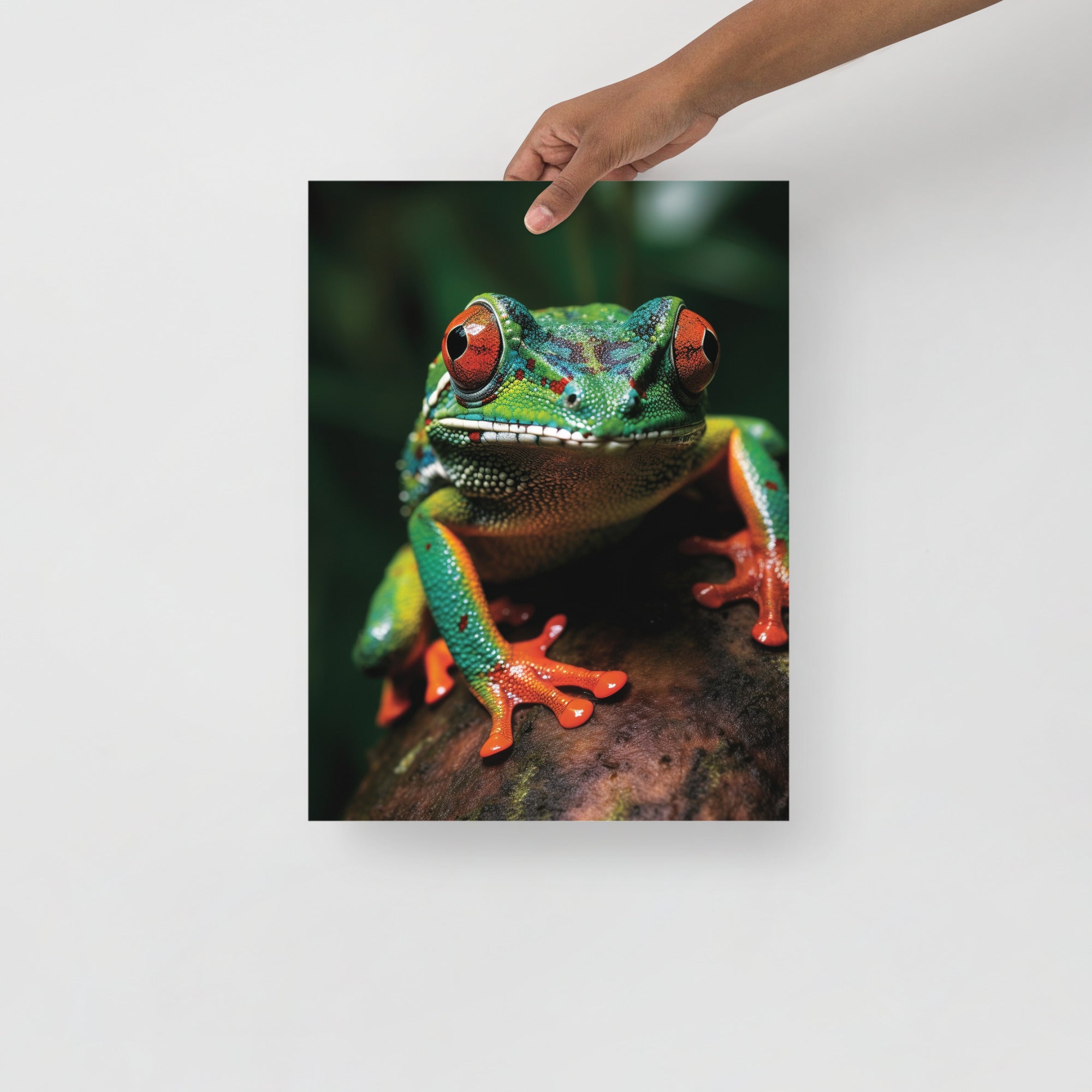 Vibrant Frog Nature Art Poster by Visual Verse - Image 3