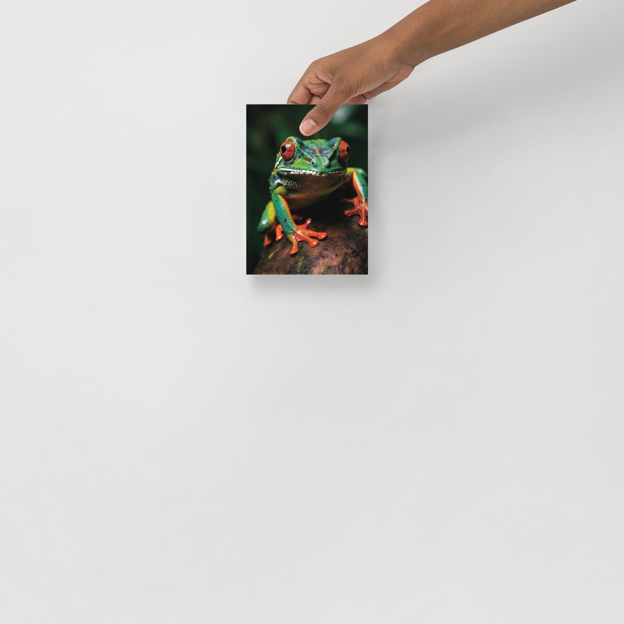 Vibrant Frog Nature Art Poster by Visual Verse - Image 8