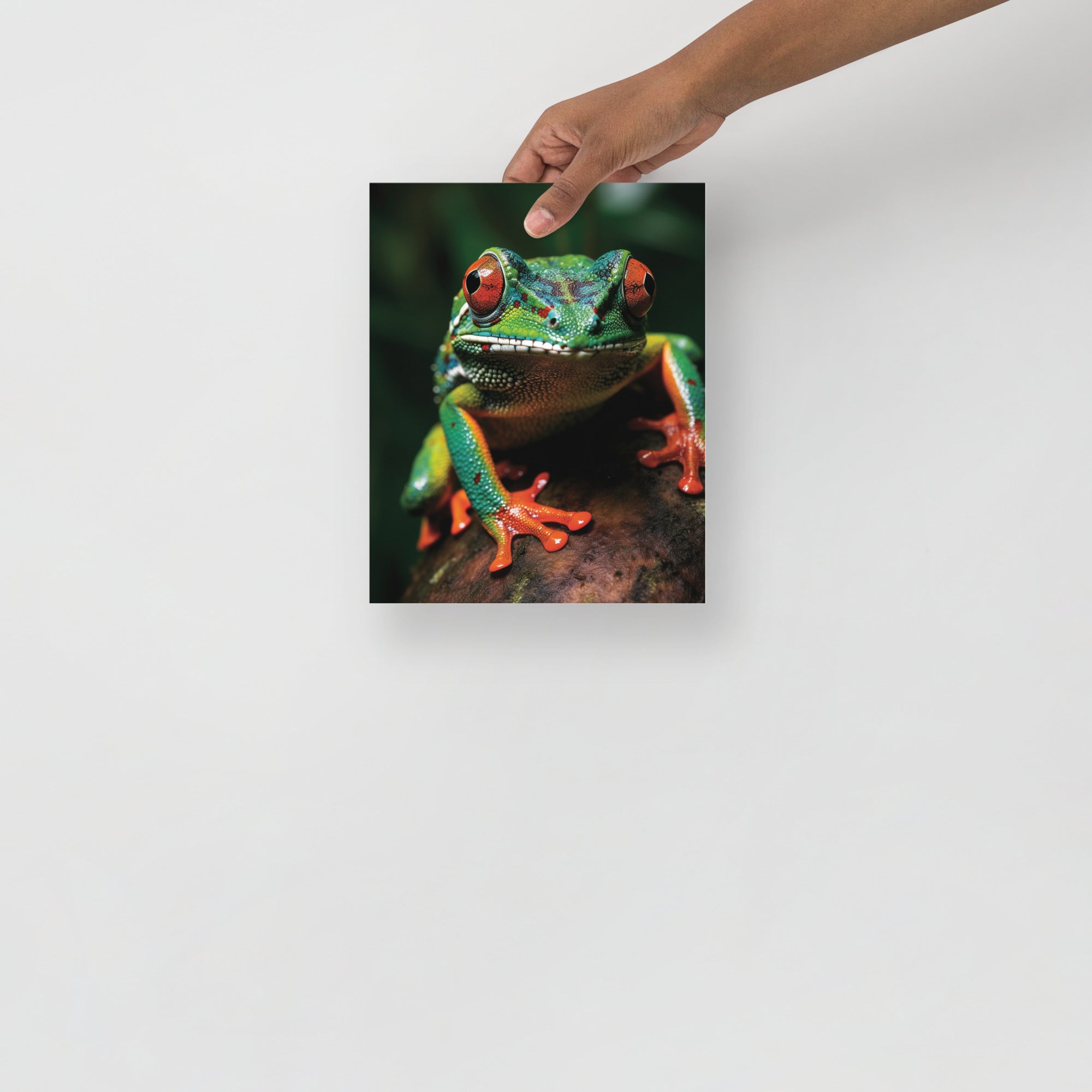 Vibrant Frog Nature Art Poster by Visual Verse - Image 9