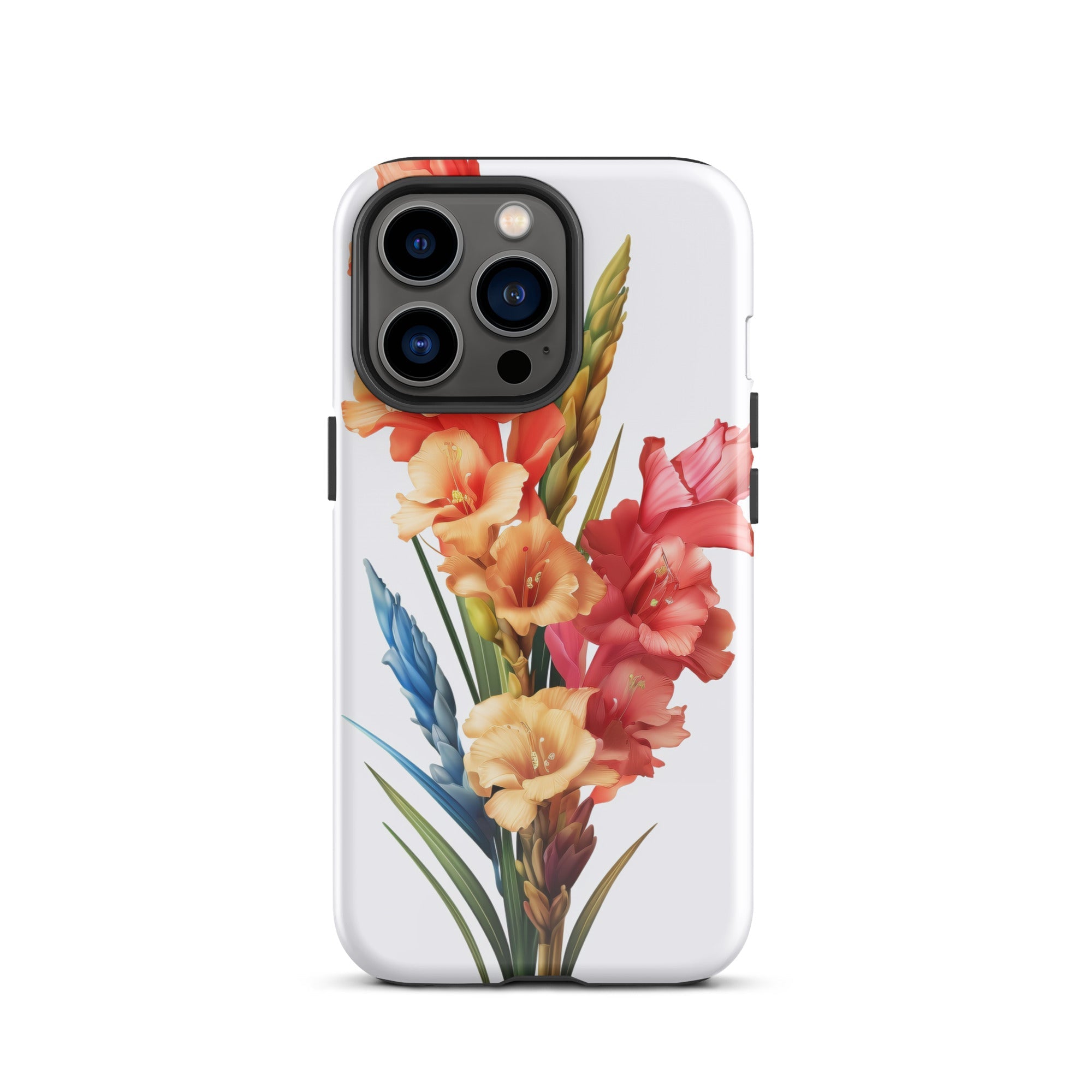 Vibrant Gladiolus Flower iPhone Case by Visual Verse - Image 19