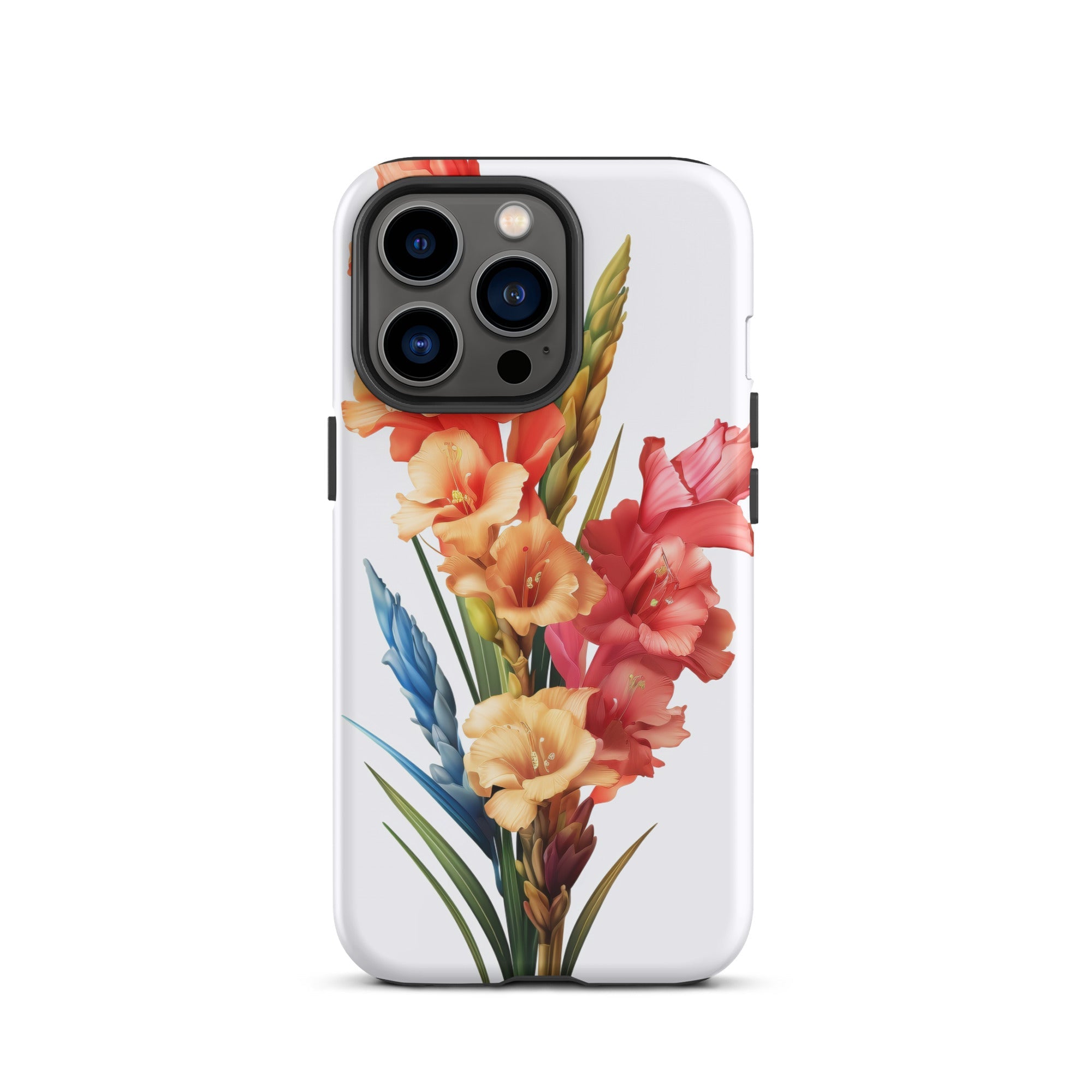Vibrant Gladiolus Flower iPhone Case by Visual Verse - Image 20