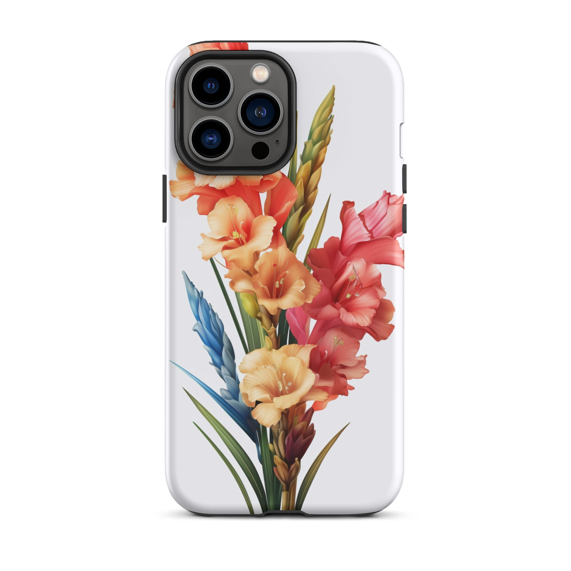 Vibrant Gladiolus Flower iPhone Case by Visual Verse - Image 22