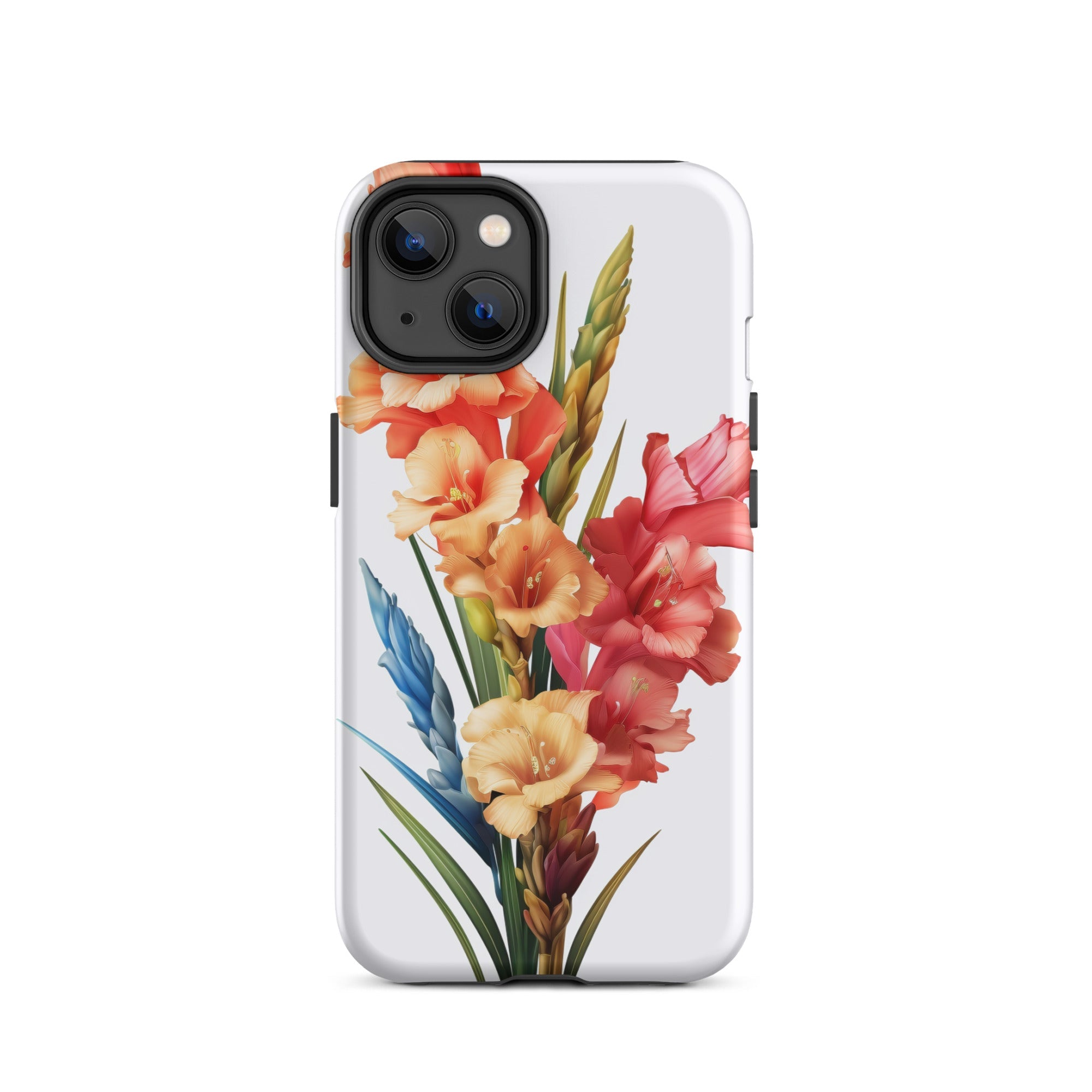 Vibrant Gladiolus Flower iPhone Case by Visual Verse - Image 24
