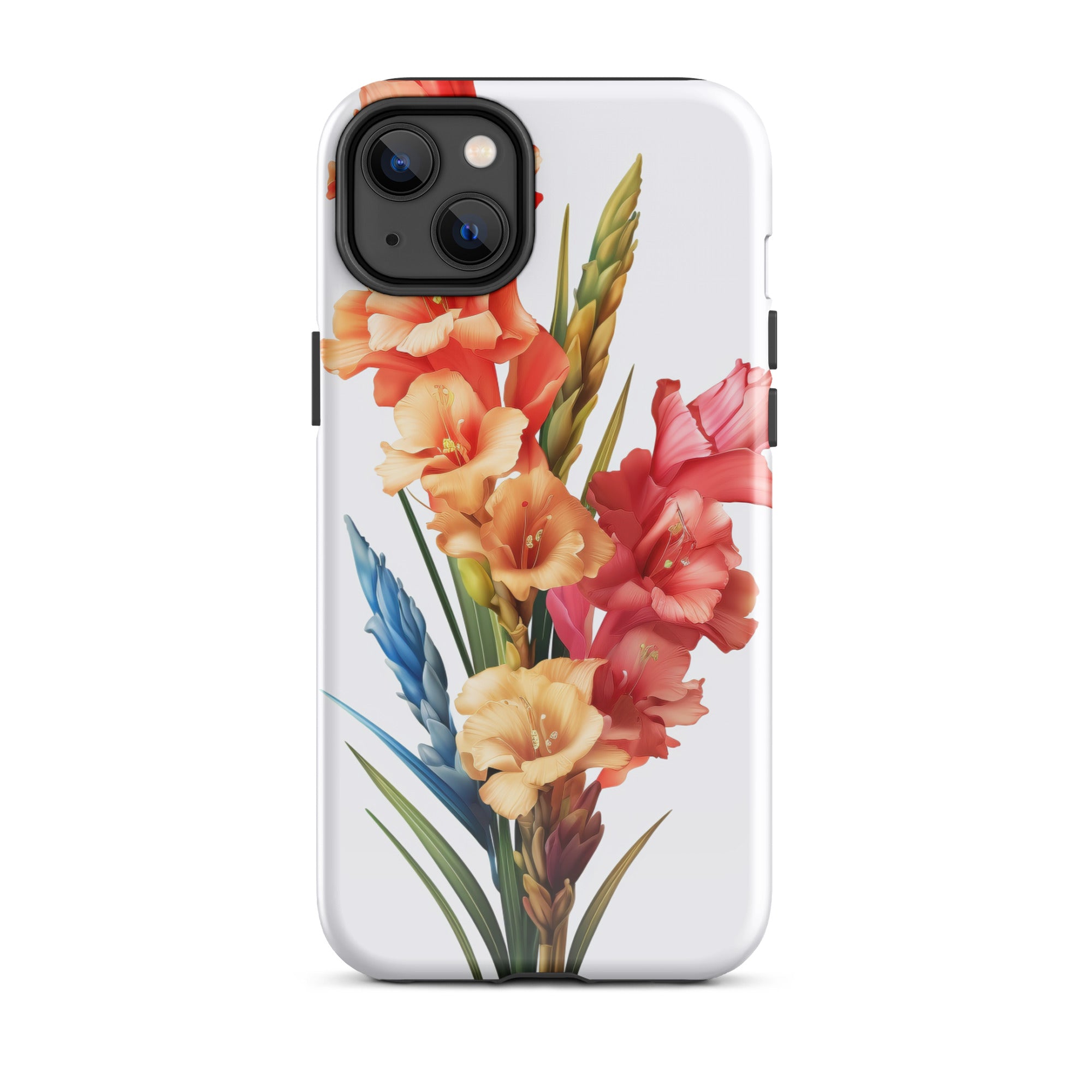 Vibrant Gladiolus Flower iPhone Case by Visual Verse - Image 25