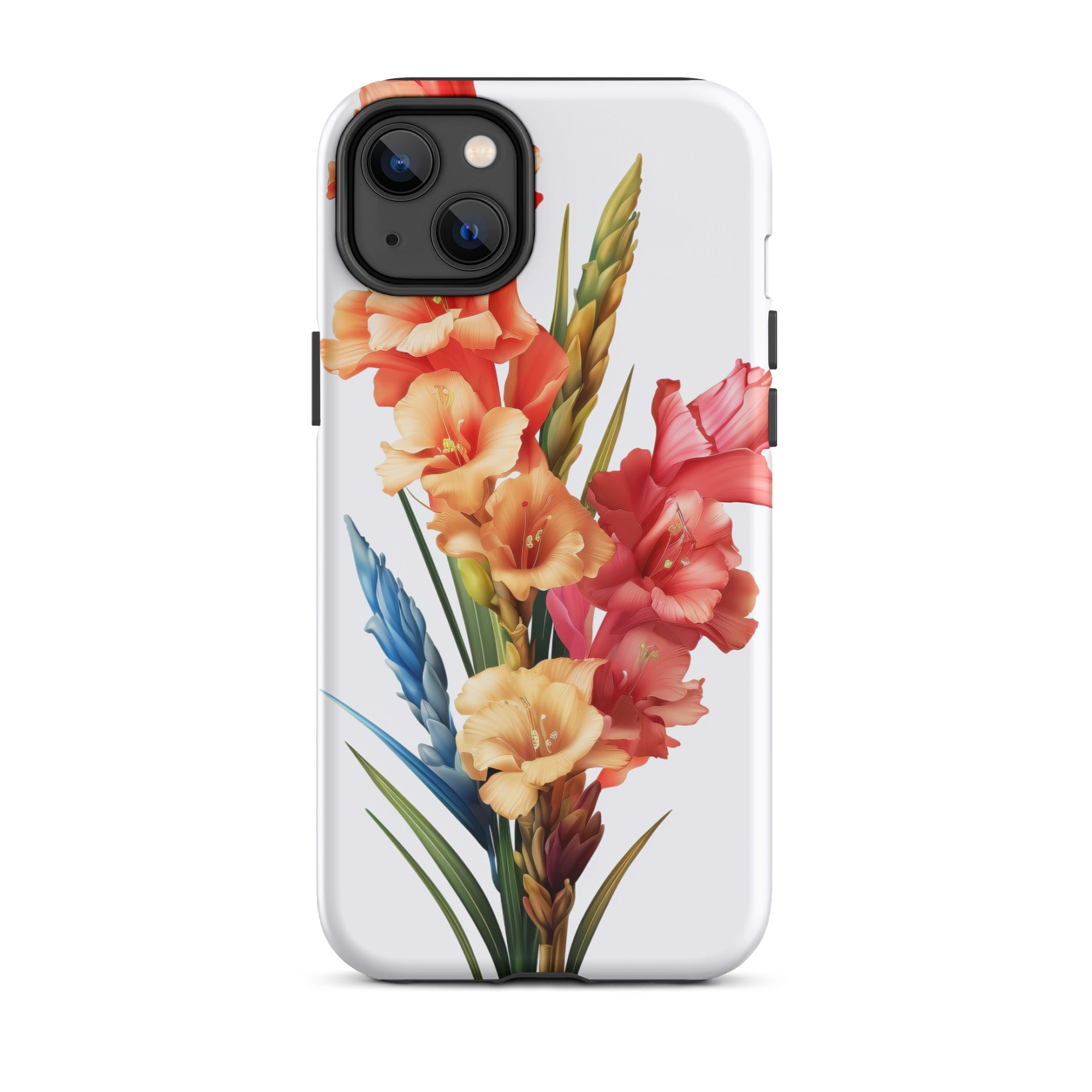 Vibrant Gladiolus Flower iPhone Case by Visual Verse - Image 26