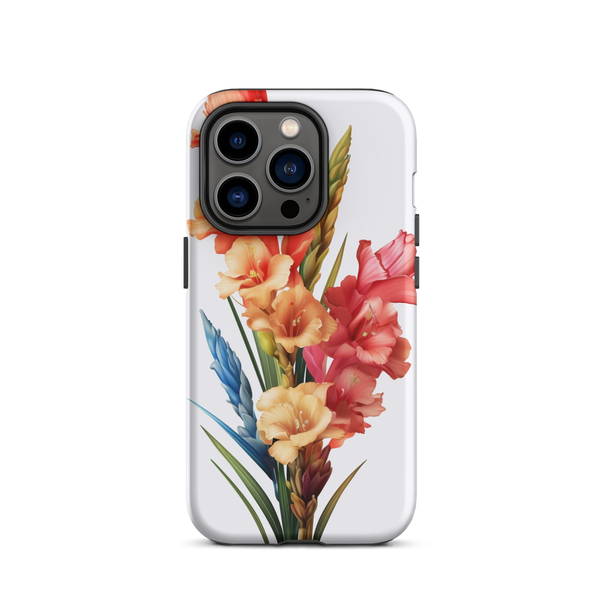Vibrant Gladiolus Flower iPhone Case by Visual Verse - Image 28