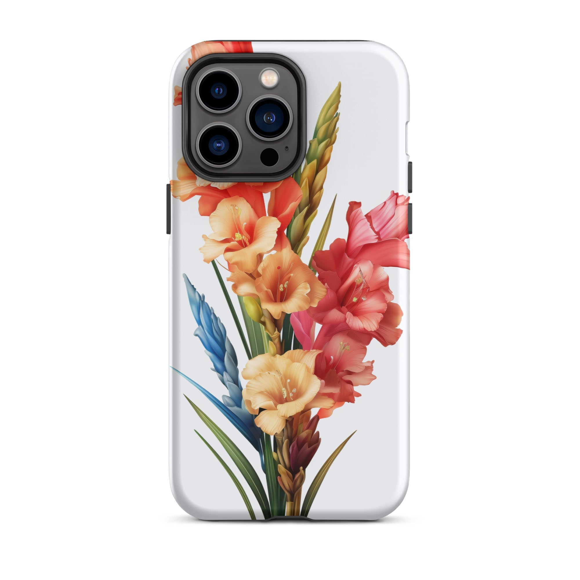 Vibrant Gladiolus Flower iPhone Case by Visual Verse - Image 30