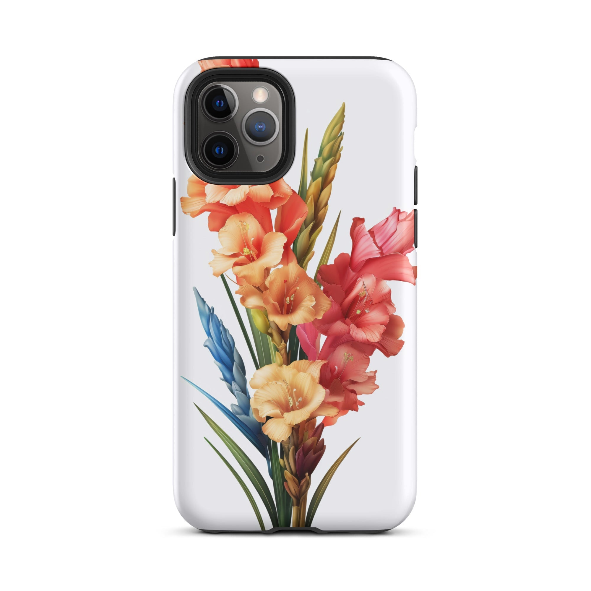 Vibrant Gladiolus Flower iPhone Case by Visual Verse - Image 4