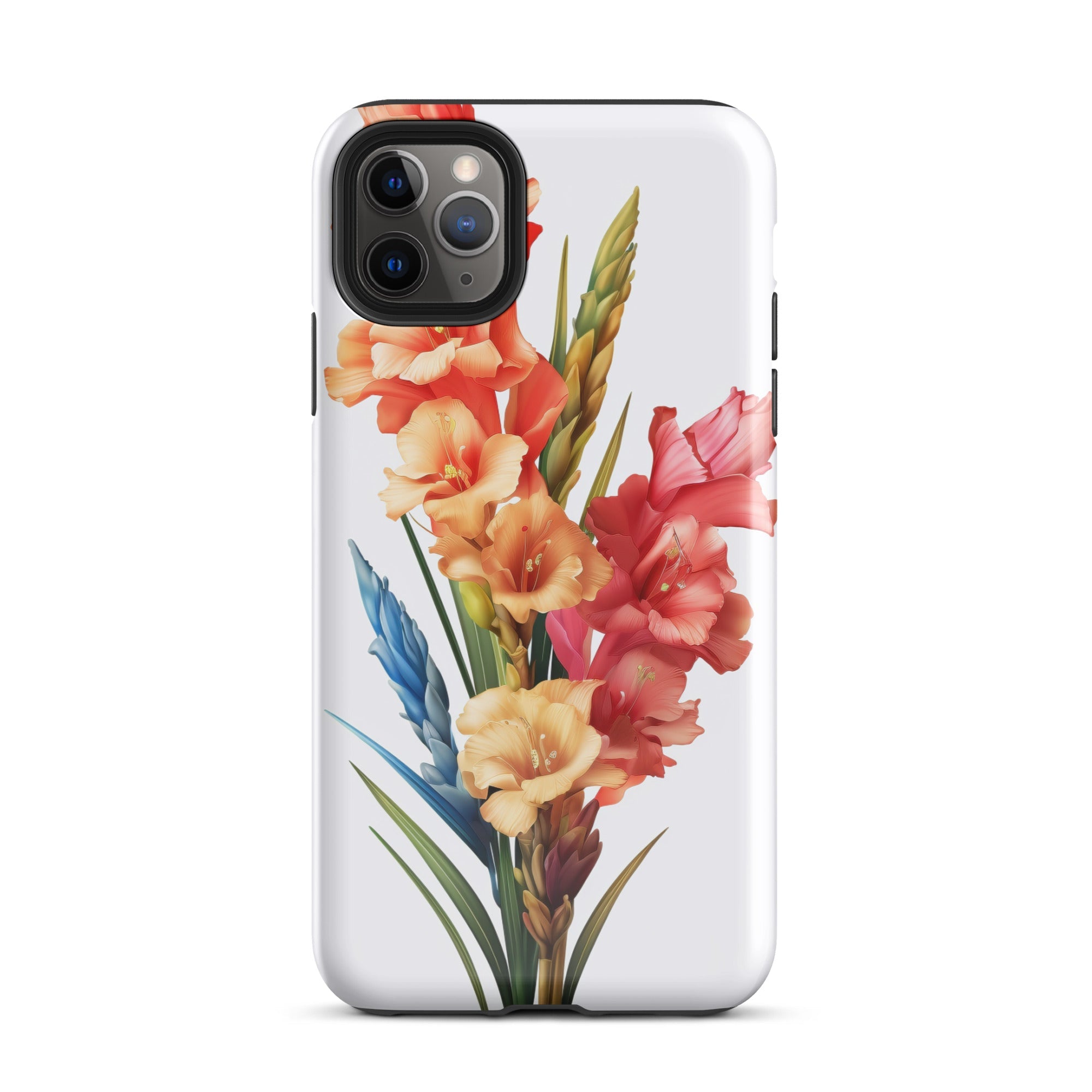 Vibrant Gladiolus Flower iPhone Case by Visual Verse - Image 5