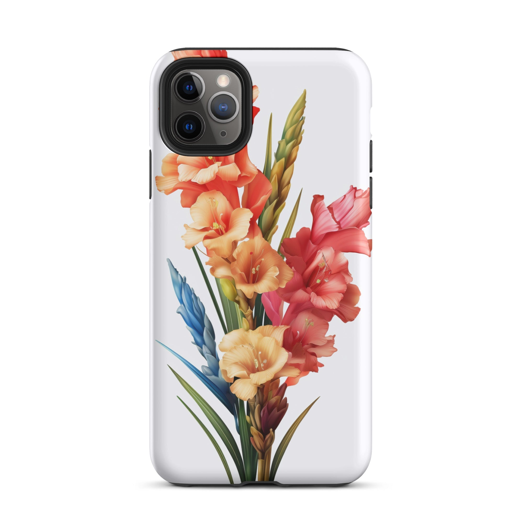 Vibrant Gladiolus Flower iPhone Case by Visual Verse - Image 6