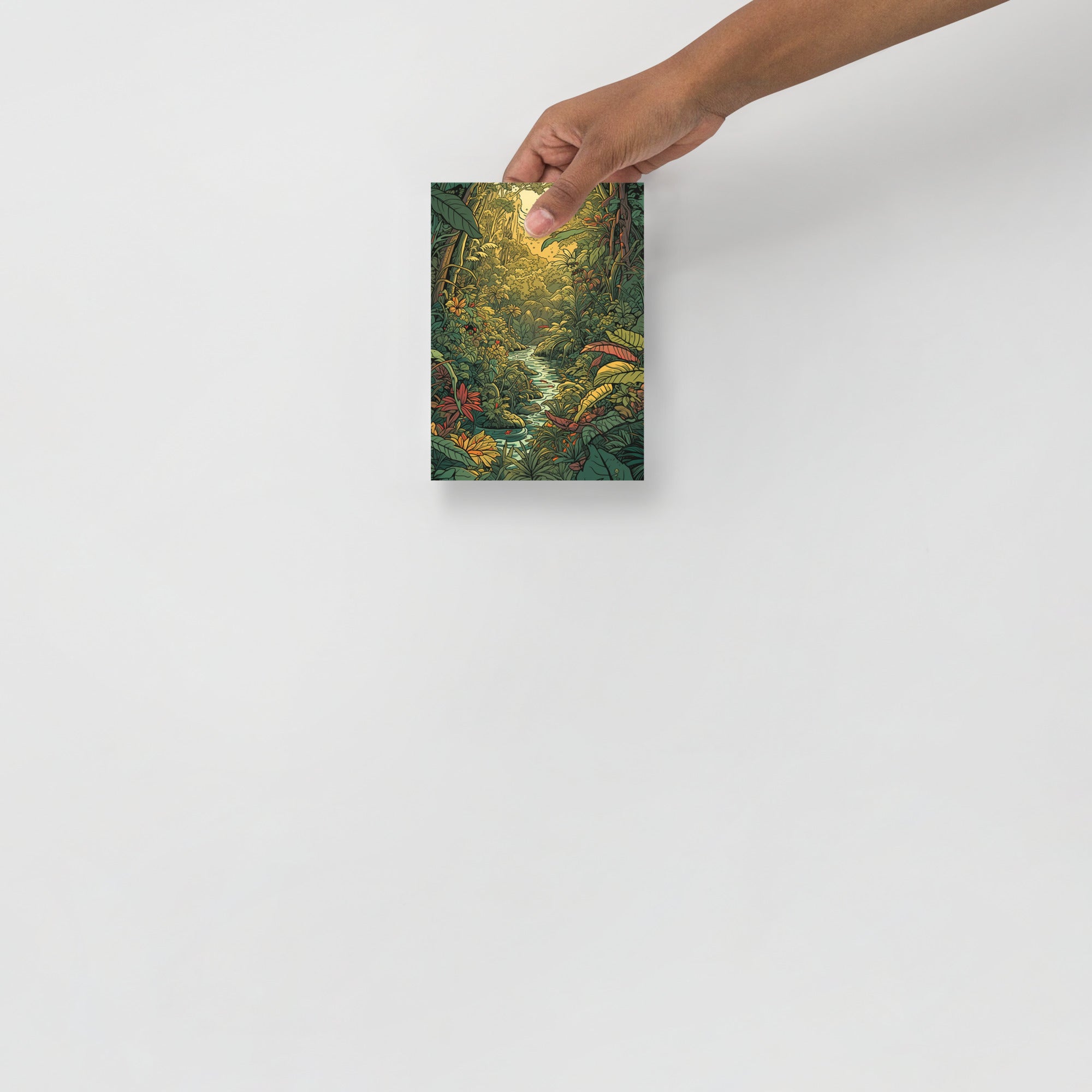 Vibrant Jungle Adventure Art Poster by Visual Verse - Image 8