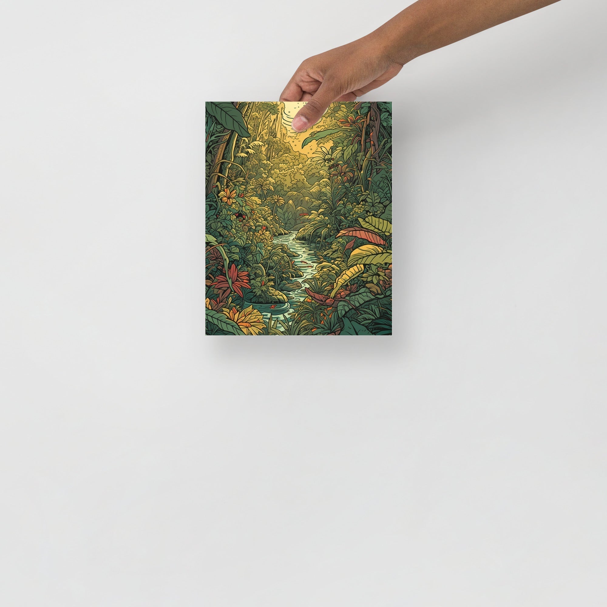 Vibrant Jungle Adventure Art Poster by Visual Verse - Image 9