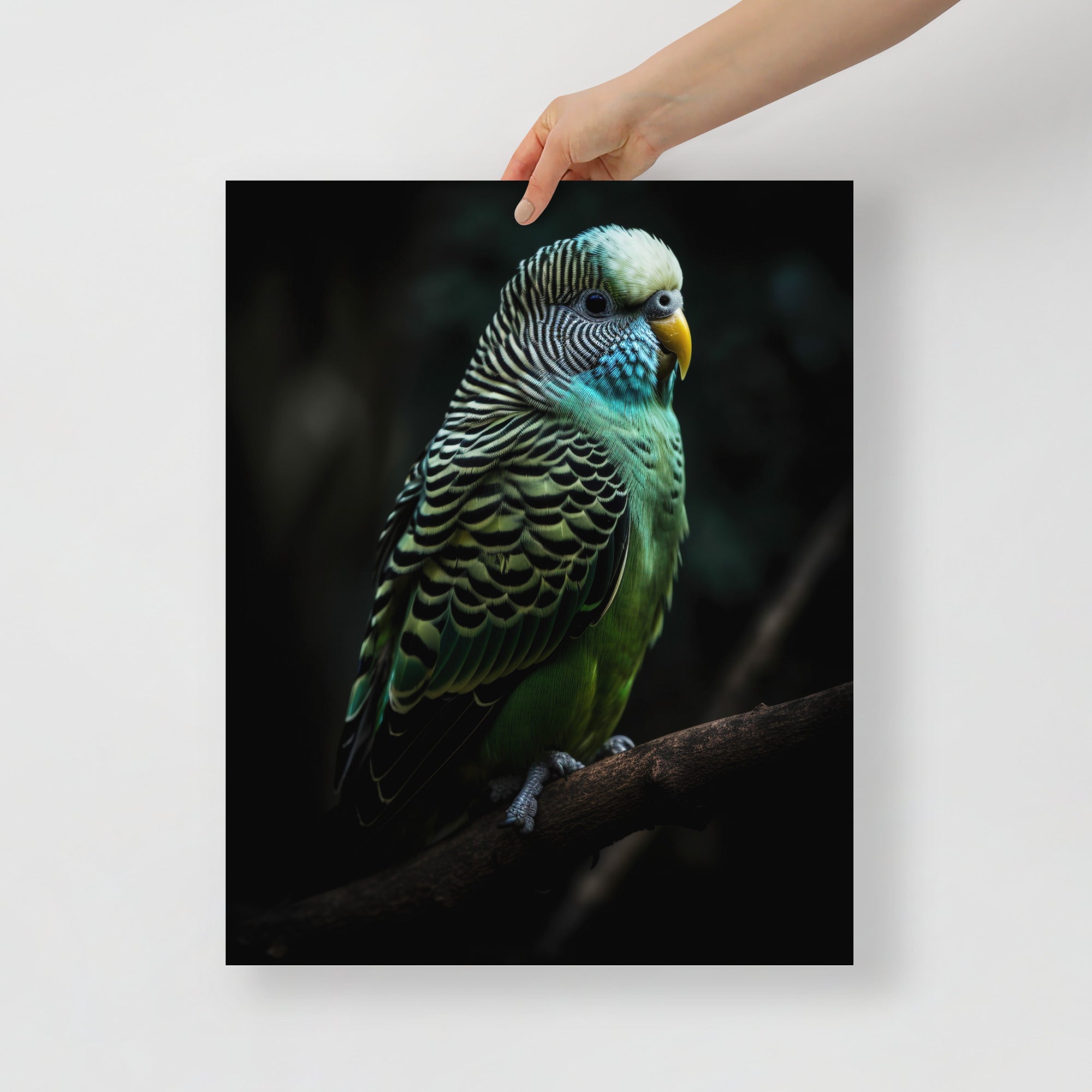 Vibrant Parakeet Paradise Art Poster by Visual Verse - Image 5