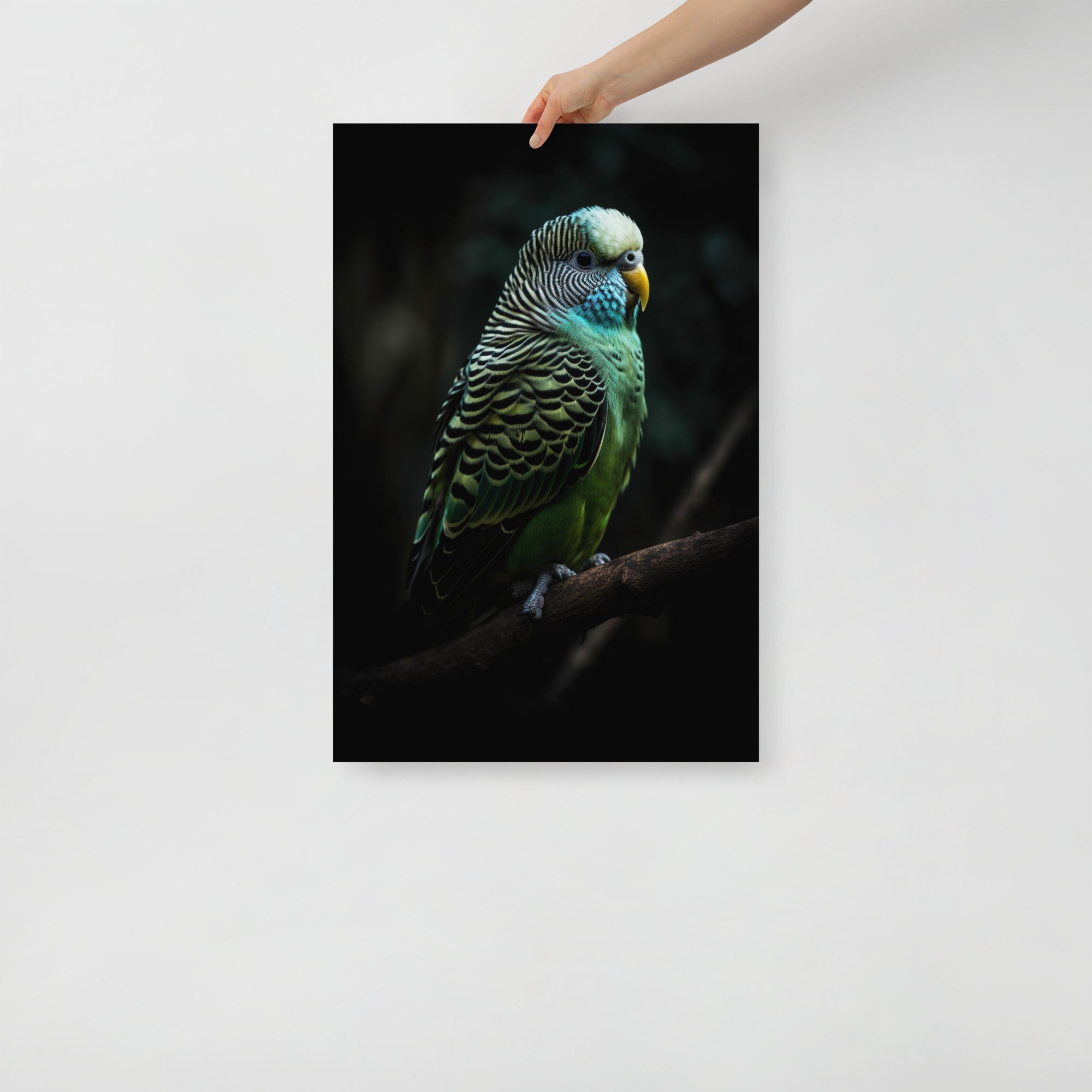 Vibrant Parakeet Paradise Art Poster by Visual Verse - Image 7