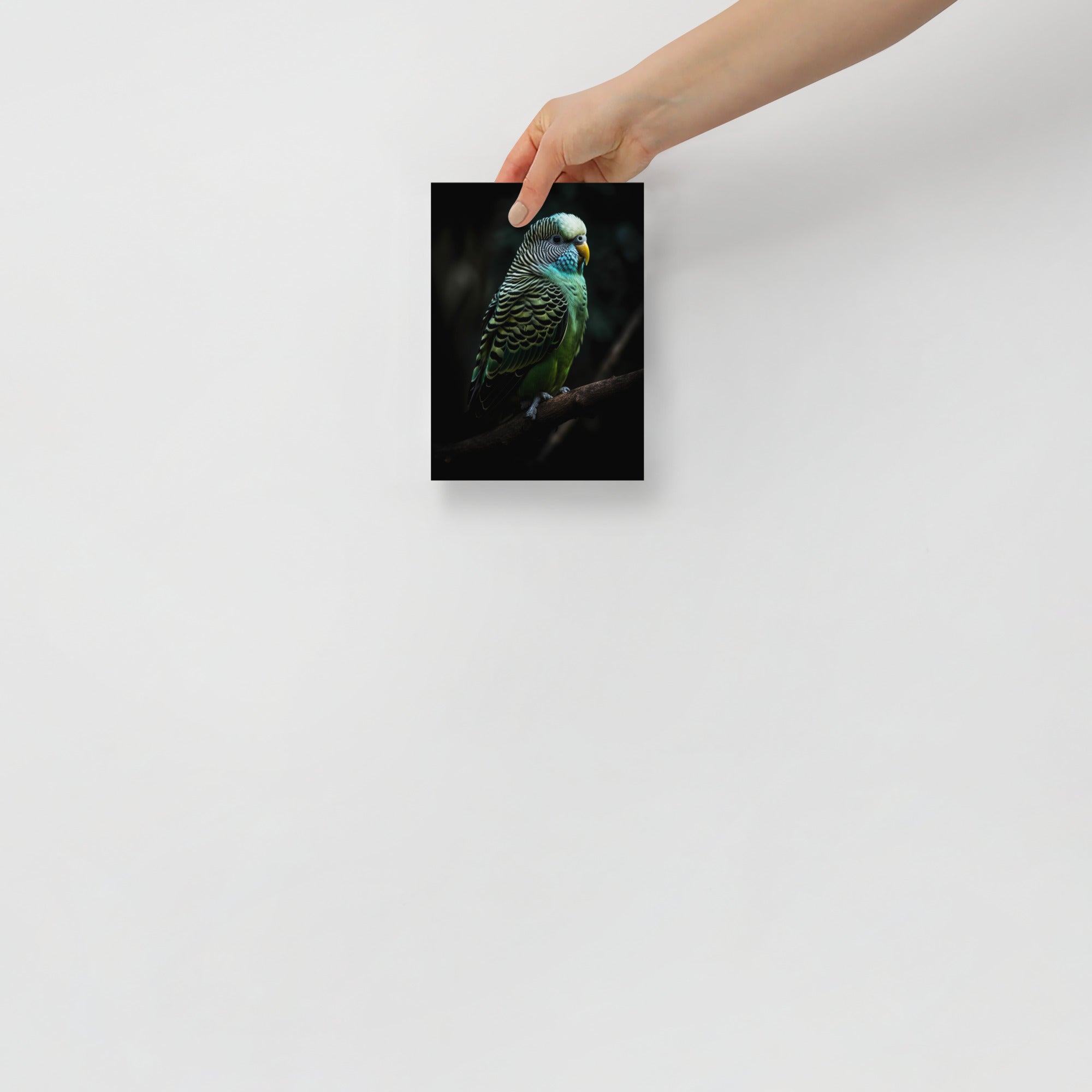 Vibrant Parakeet Paradise Art Poster by Visual Verse - Image 8