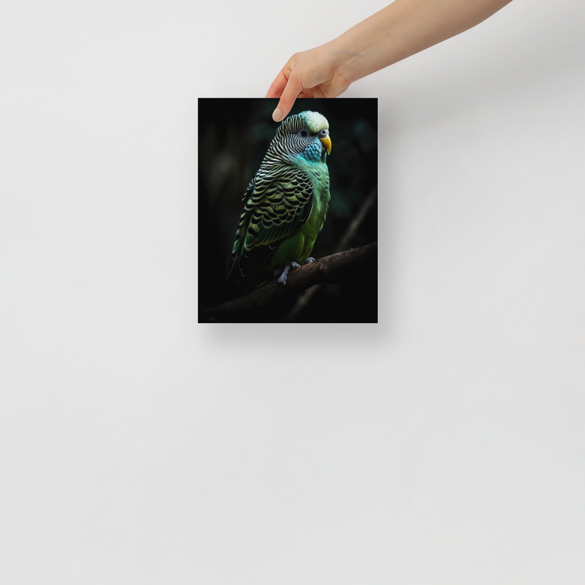 Vibrant Parakeet Paradise Art Poster by Visual Verse - Image 9