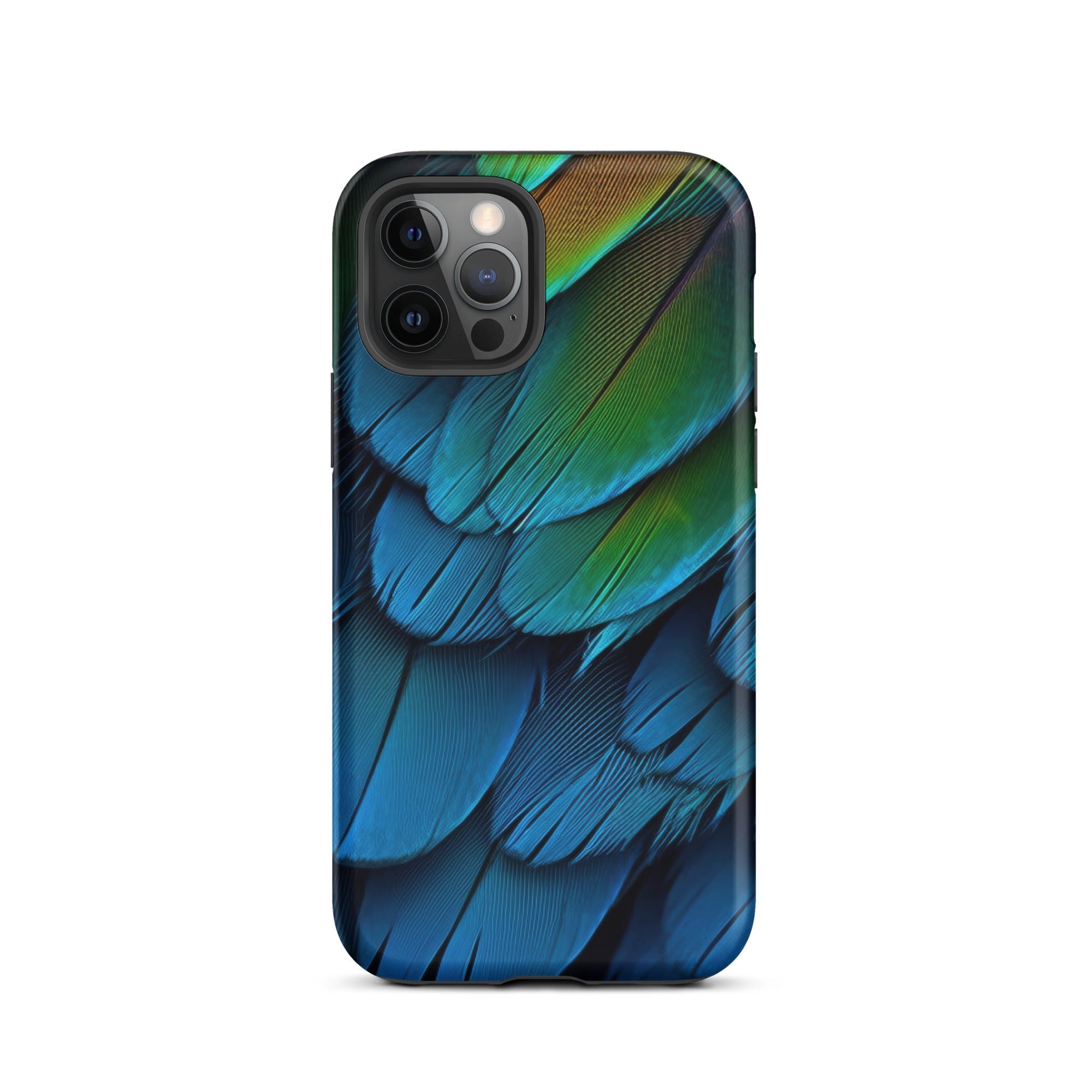 Vibrant Parrot Feather iPhone Case by Visual Verse - Image 12