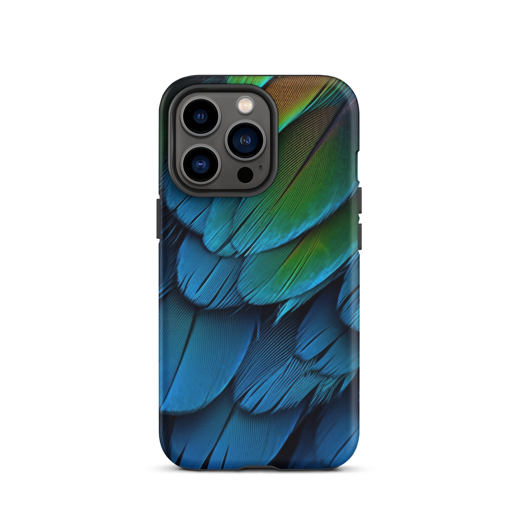 Vibrant Parrot Feather iPhone Case by Visual Verse - Image 20