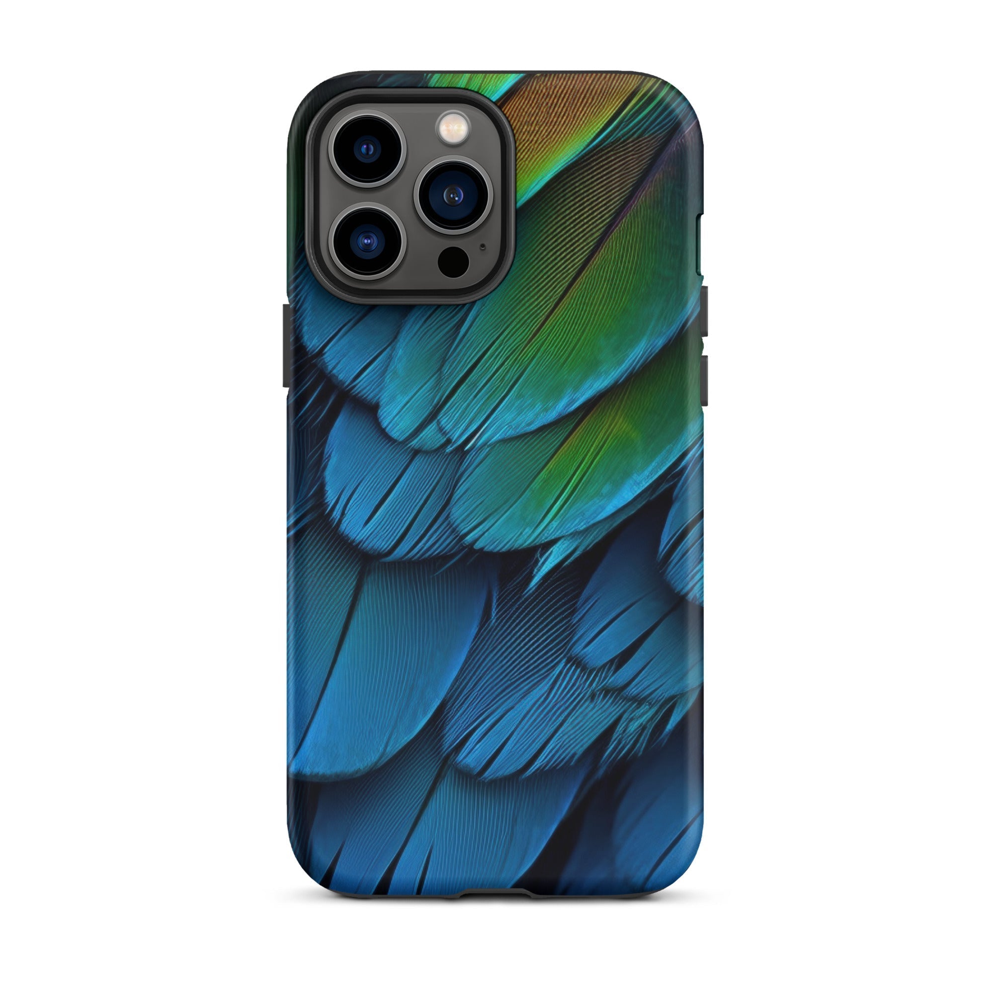 Vibrant Parrot Feather iPhone Case by Visual Verse - Image 22