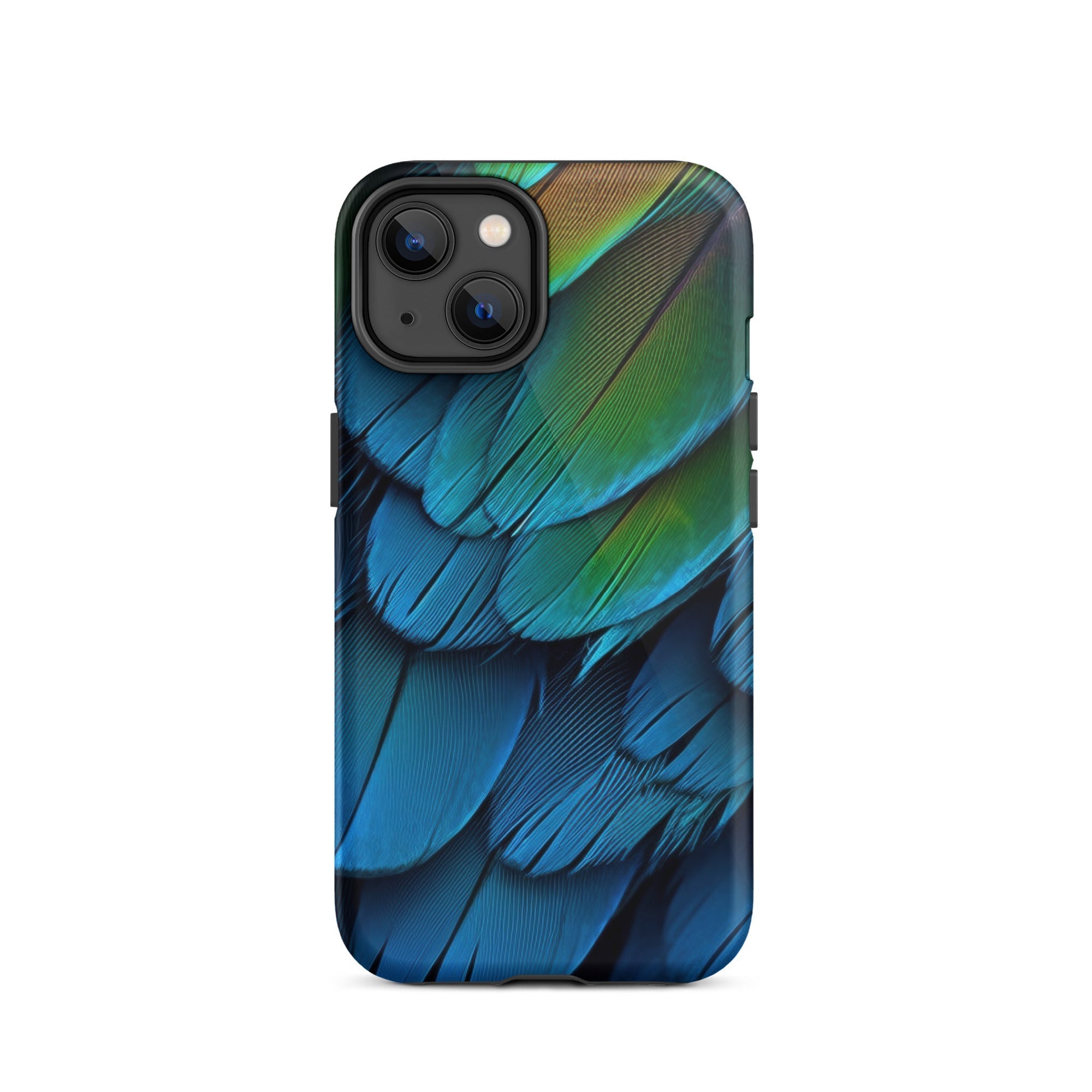 Vibrant Parrot Feather iPhone Case by Visual Verse - Image 23