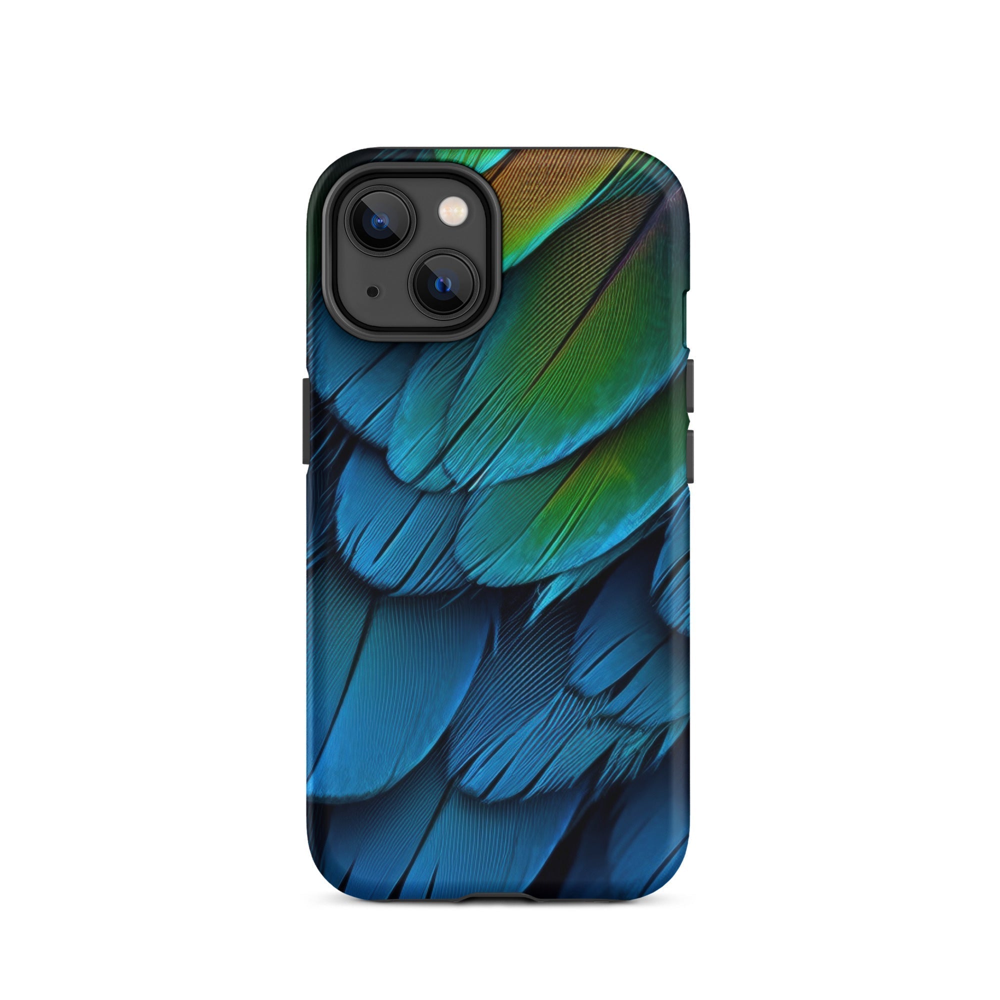 Vibrant Parrot Feather iPhone Case by Visual Verse - Image 24