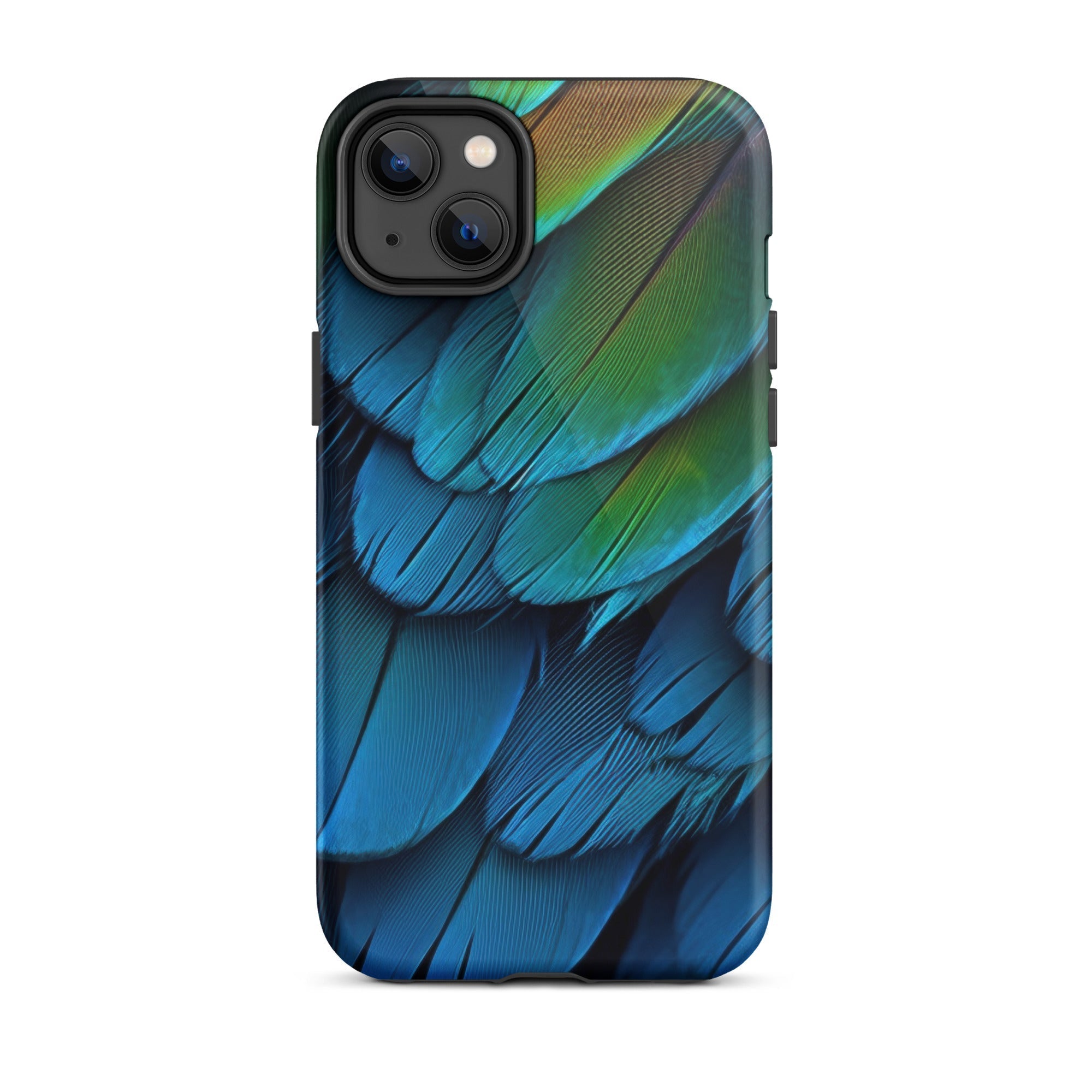 Vibrant Parrot Feather iPhone Case by Visual Verse - Image 25