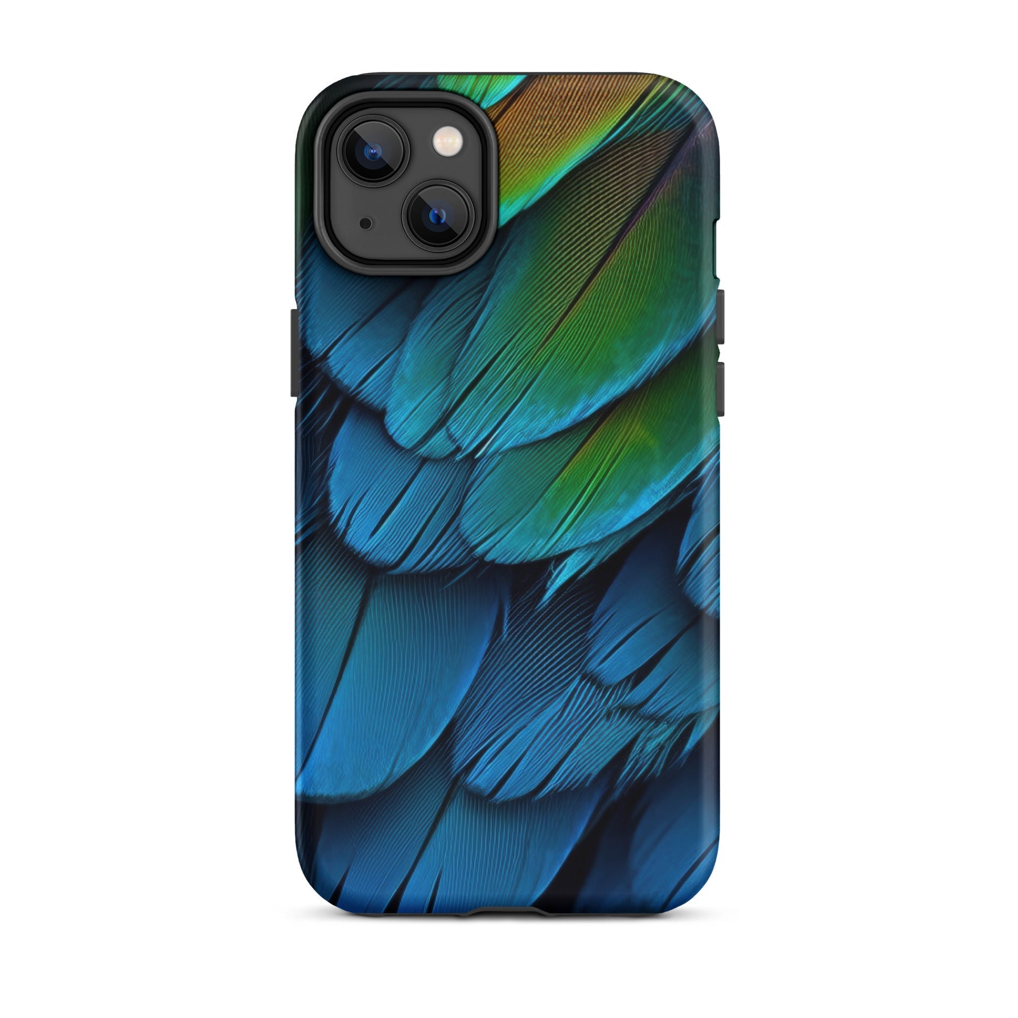 Vibrant Parrot Feather iPhone Case by Visual Verse - Image 26