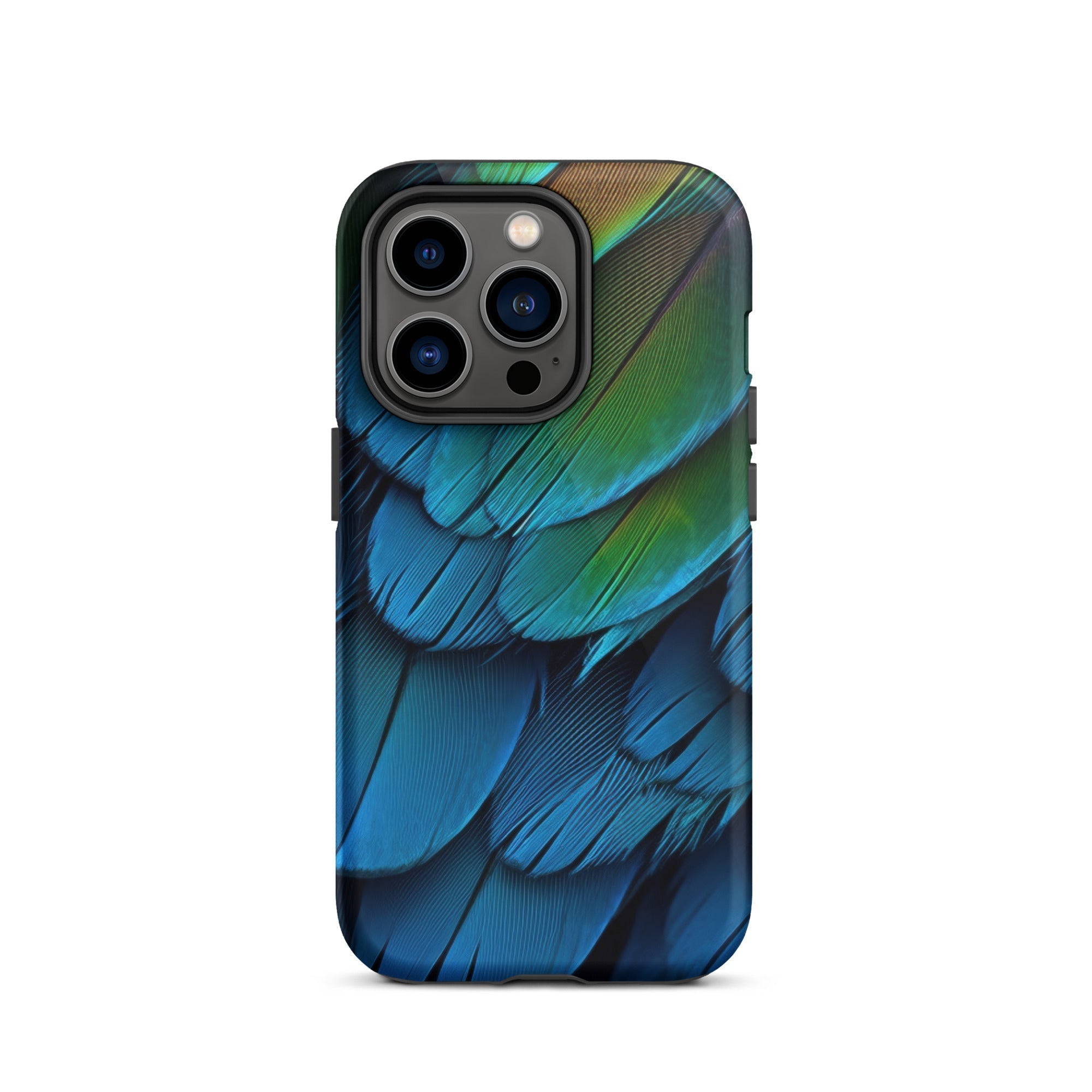 Vibrant Parrot Feather iPhone Case by Visual Verse - Image 27